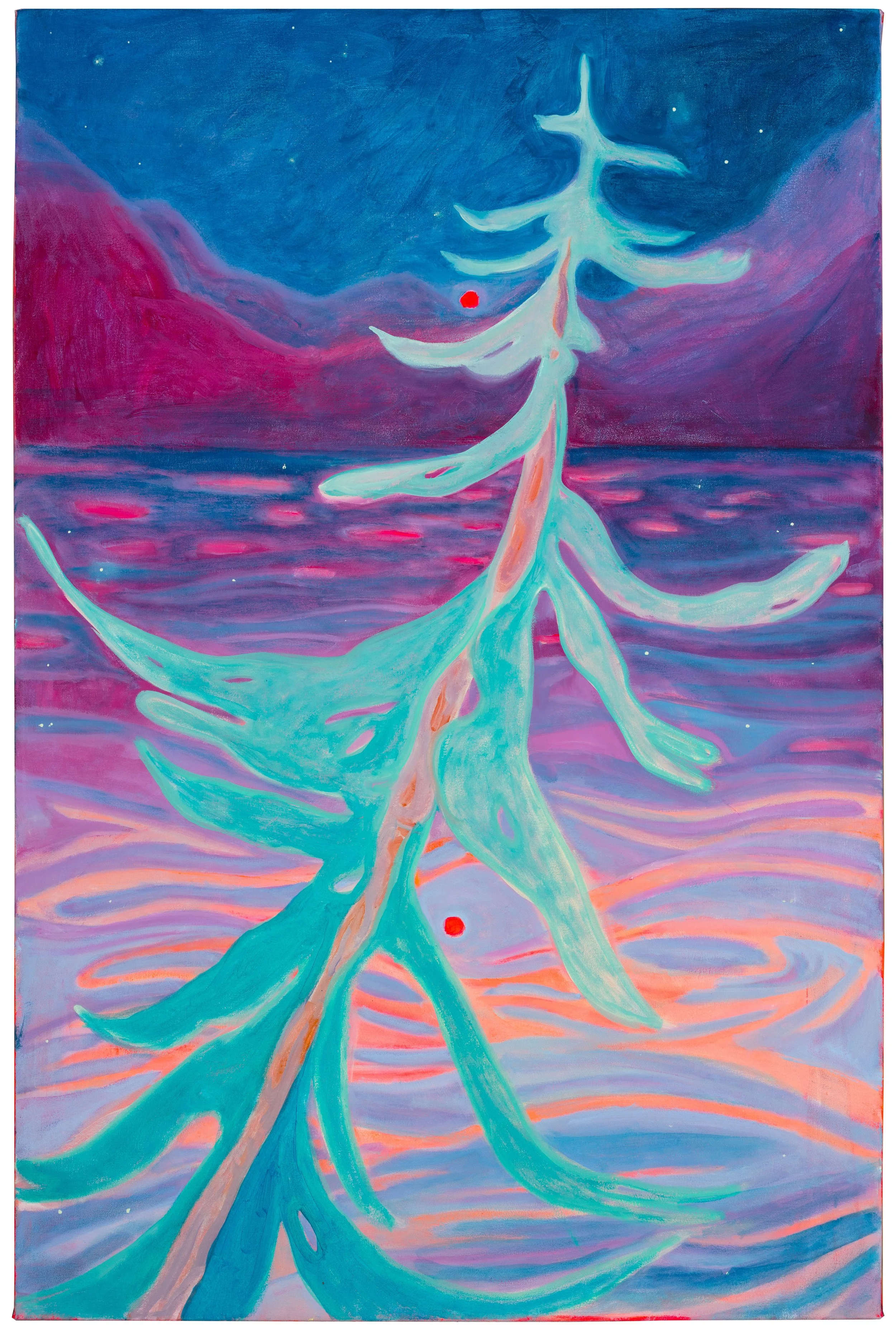 Augury Tree, 36x24", oil on canvas