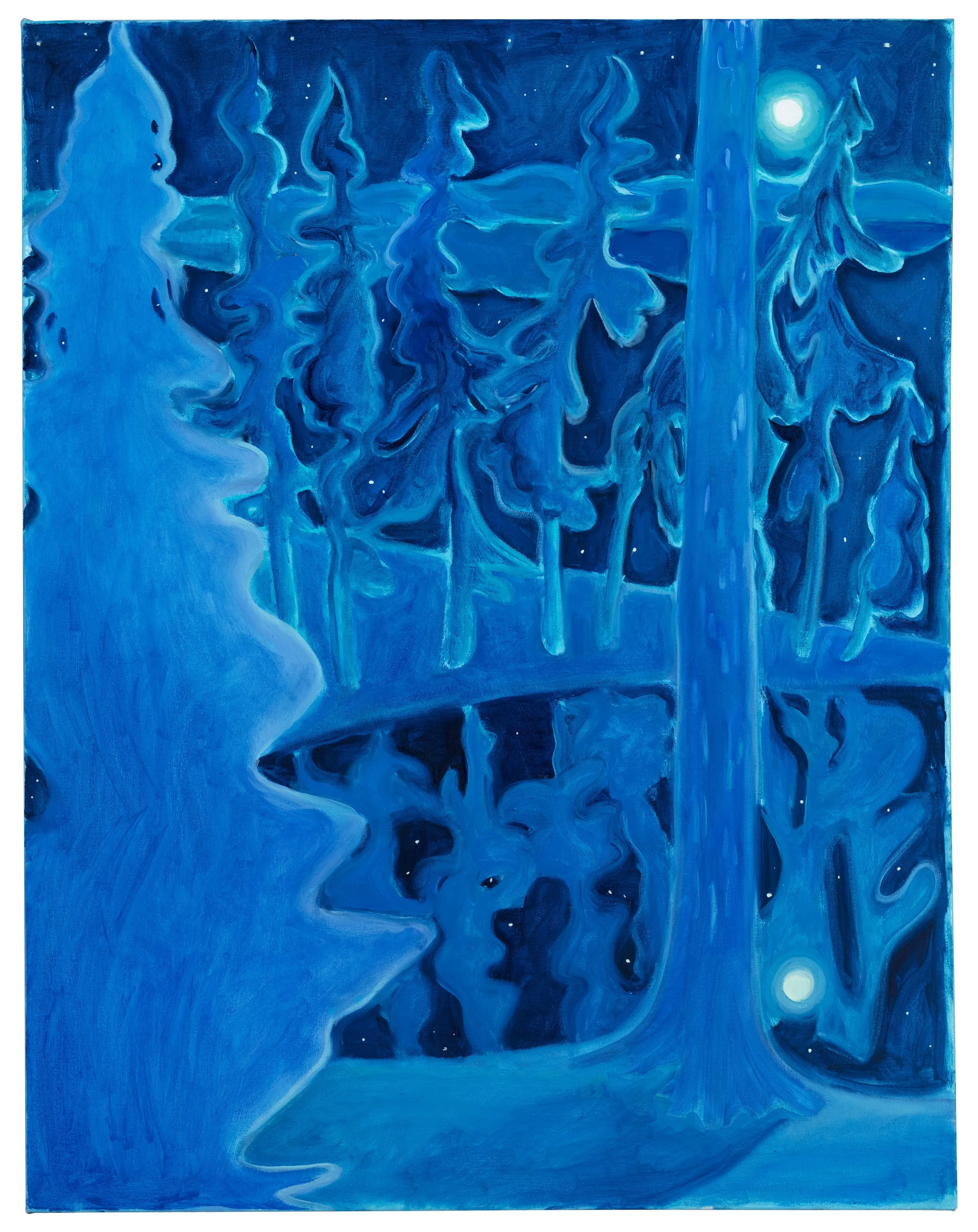 Dark Pine, 28x22", oil on canvas