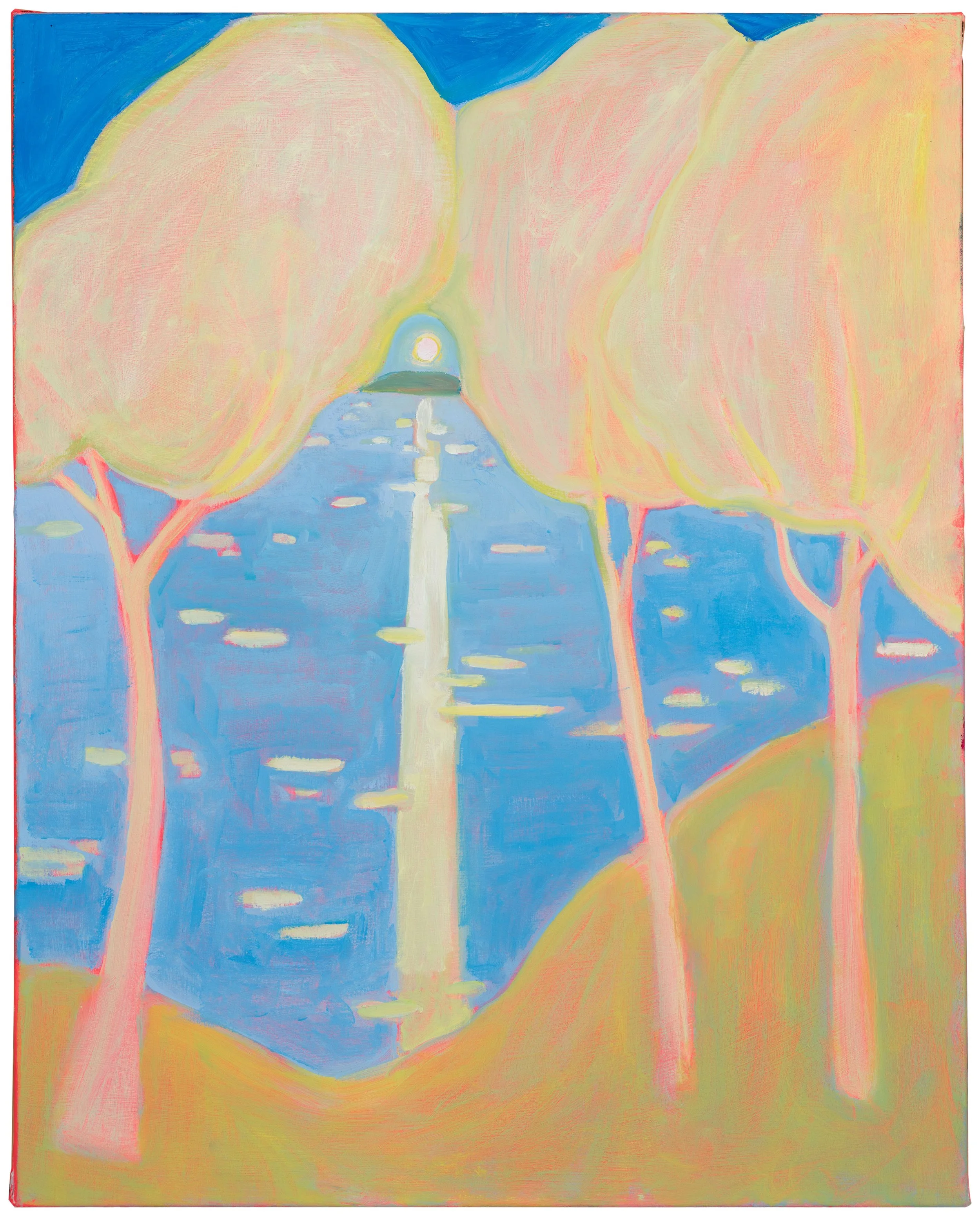 There is a light in spring, 16x12", oil on canvas