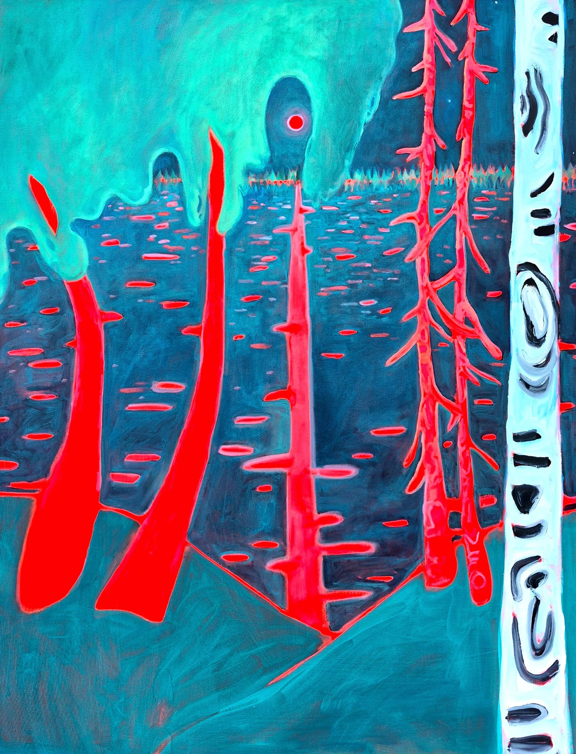 The Midnight Sun, 40x30", oil on canvas