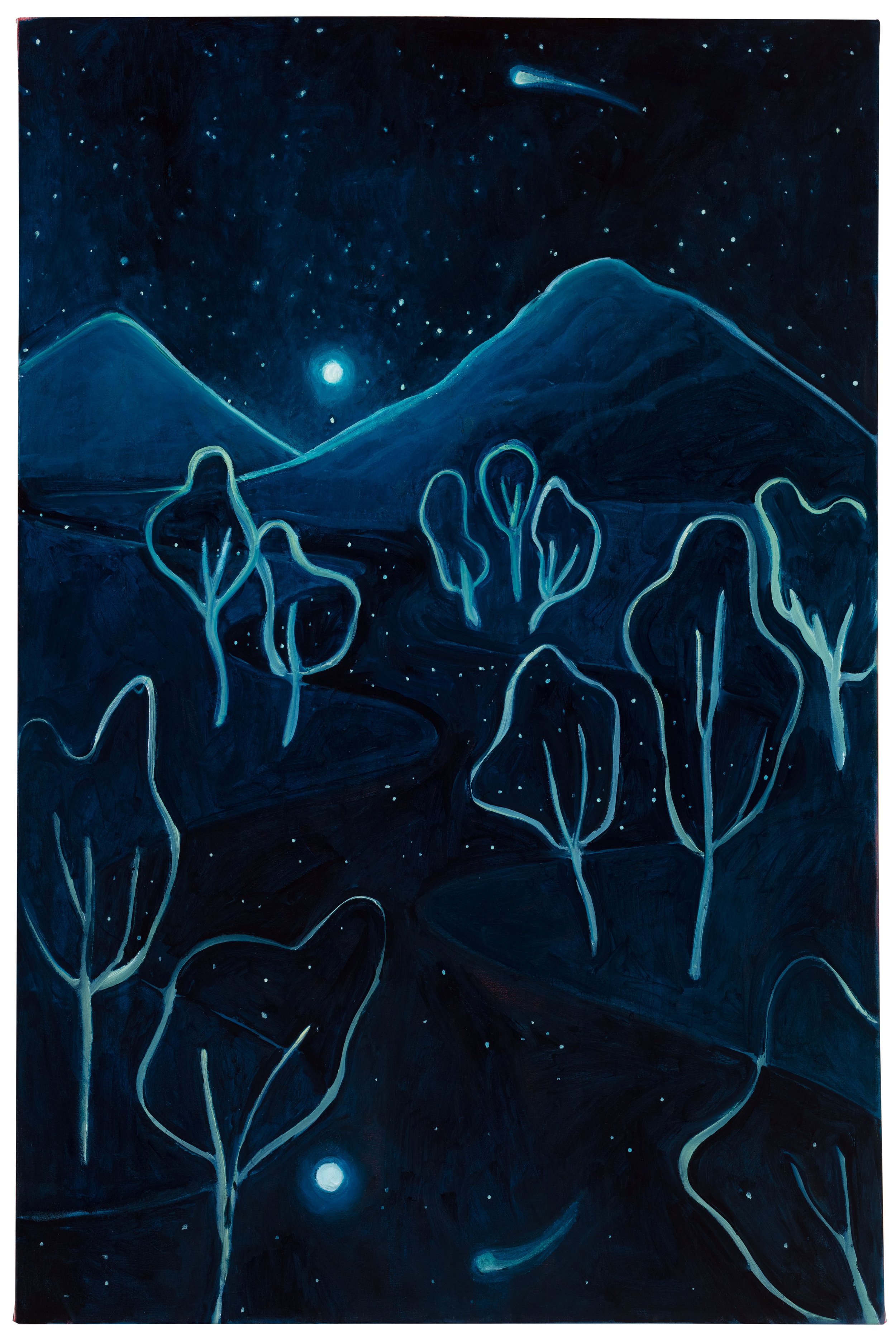 Star for a Stone Wall, 36x24"