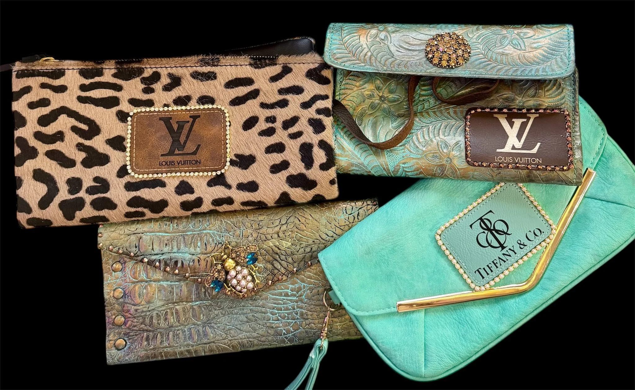 How to Make Designer-Inspired Wallets, Clutches &amp; a Book Bag from Thrift Store Finds