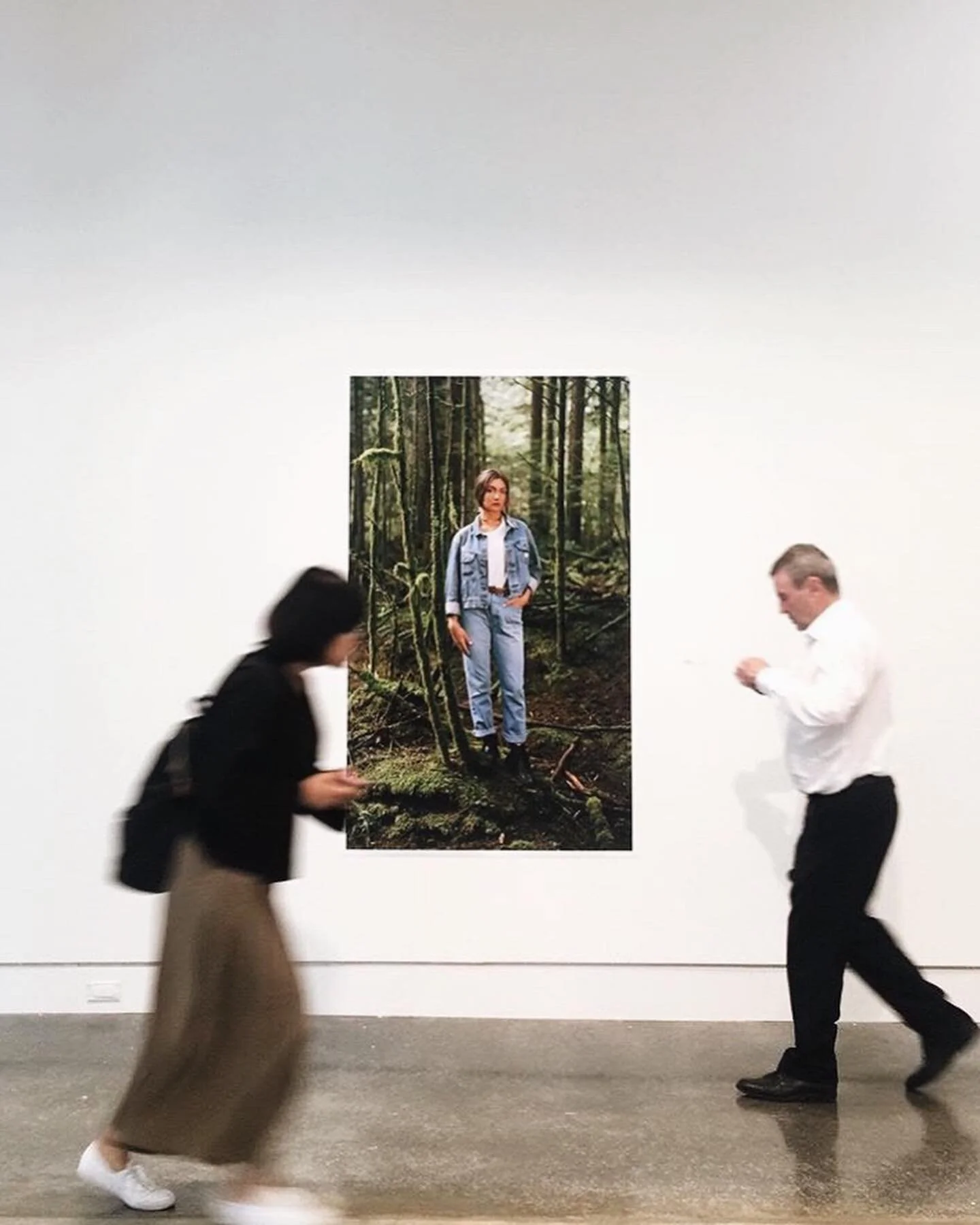 My first film project on 4x5 film: Females &amp; Forests (Annaliese) @emilycarrmfa // Taken two years ago, I&rsquo;m pretty proud of how far I&rsquo;ve come with this tricky camera set up. This image directed me to where I am now: creating large form