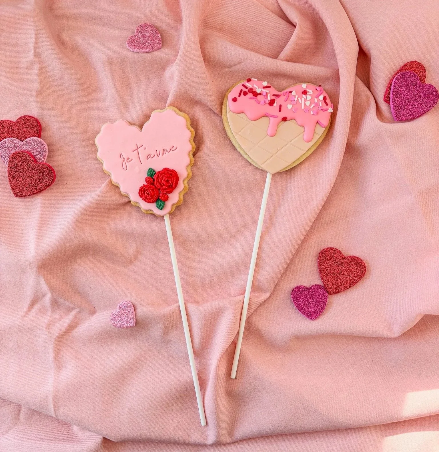 Biscuit sur bâton - Coeur