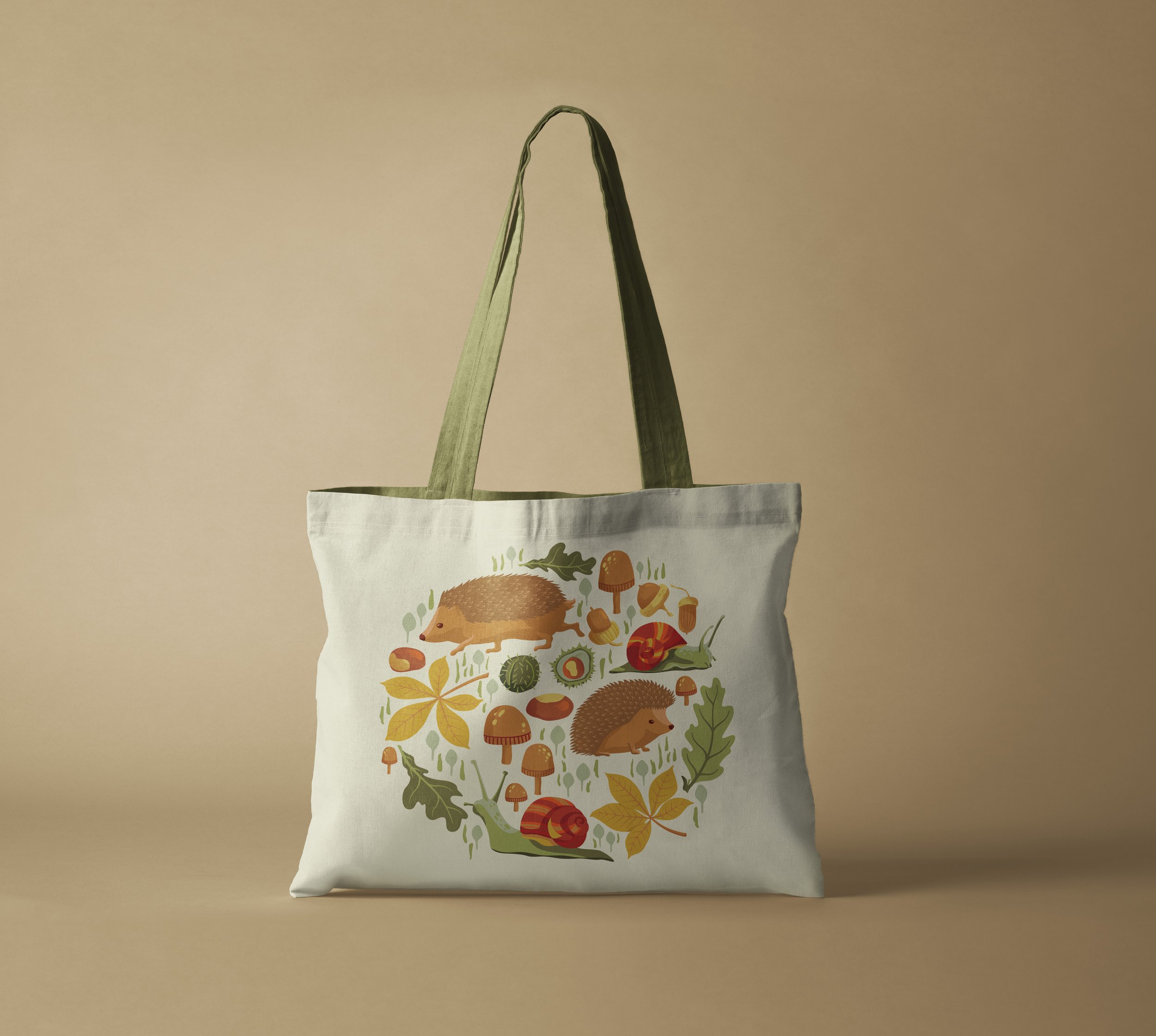 Hedgehog HIdeaway Tote Bag.jpg