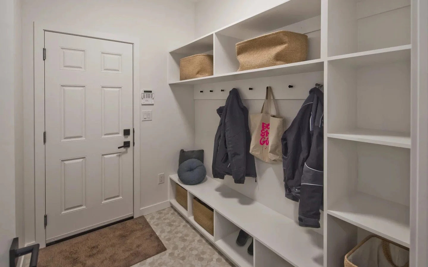 Mudrooms are game changers. ⁠
⁠
A space to take off your wet boots, hang your coat, drop your bags. A mudroom is arguably the MVP of the home. ⁠
⁠
Reach out today to chat about creating a mudroom space that works hard for you and your family. ⁠
⁠
#mu