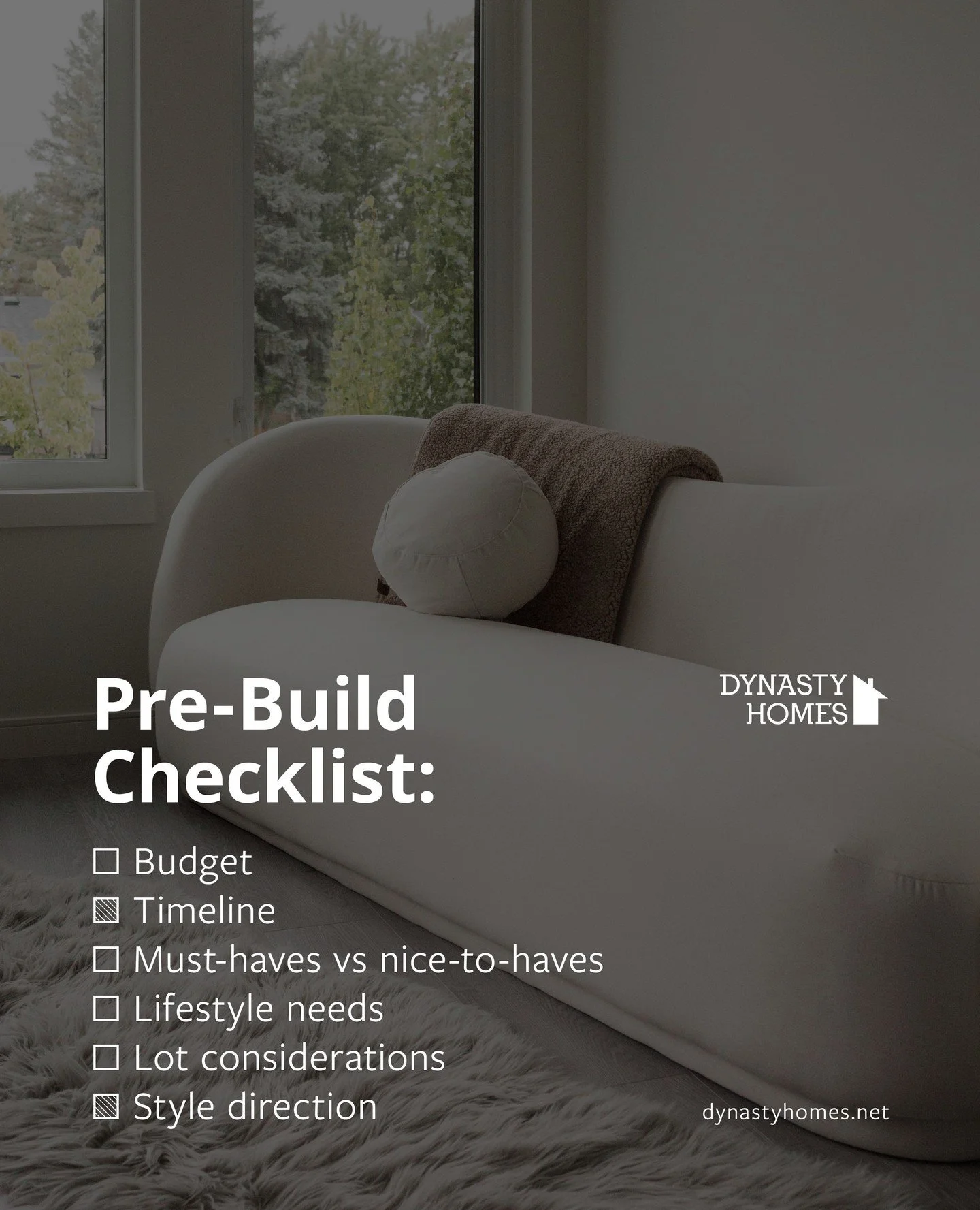 Before breaking ground on your dream home, a little planning goes a long way. 📝⁠
⁠
Start with the essentials: ⁠
⁠
- define your budget and timeline⁠
- decide what&rsquo;s a must-have versus a nice-to-have⁠
- think carefully about lifestyle needs, an