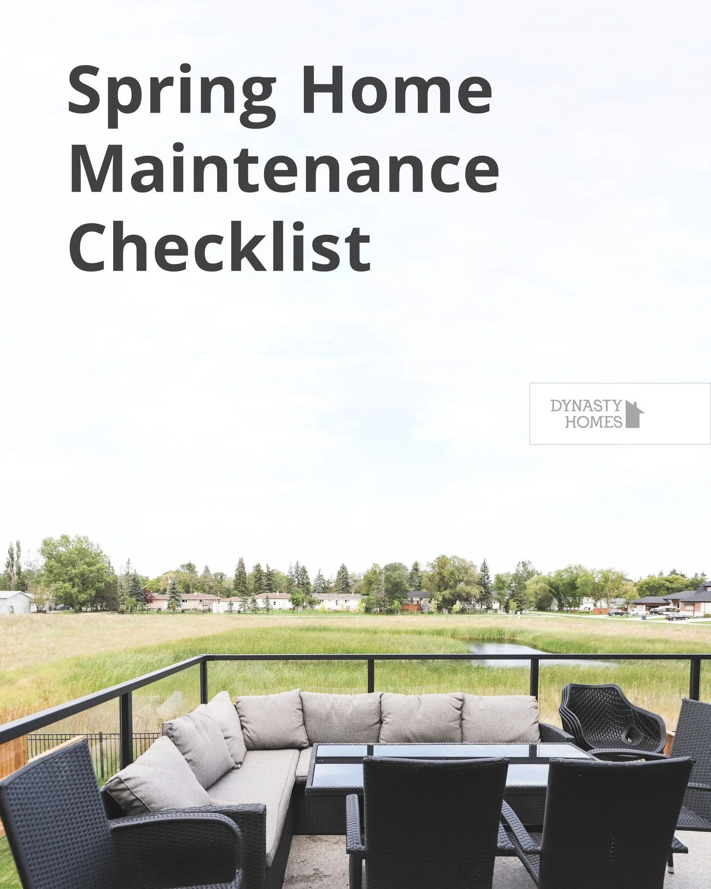 Spring is the perfect time to give your home a little extra attention.⁠
⁠
And if your spring checklist turns into a bigger project, we&rsquo;re always here to help. 📥⁠
⁠
#winnipeghomes #springcleaning #winnipeghomebuilder #winnipegcustomhomes #dynas