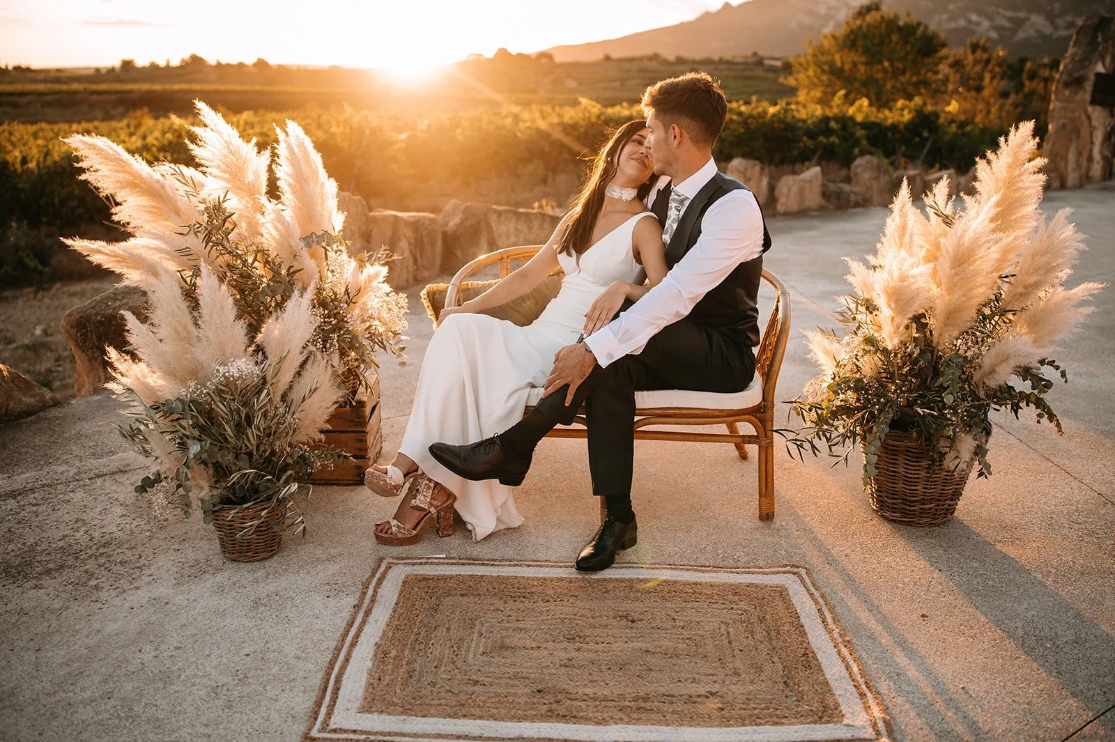 Boda en Eguren Ugarte: El reportaje de Grísel e Iván en Laguardia