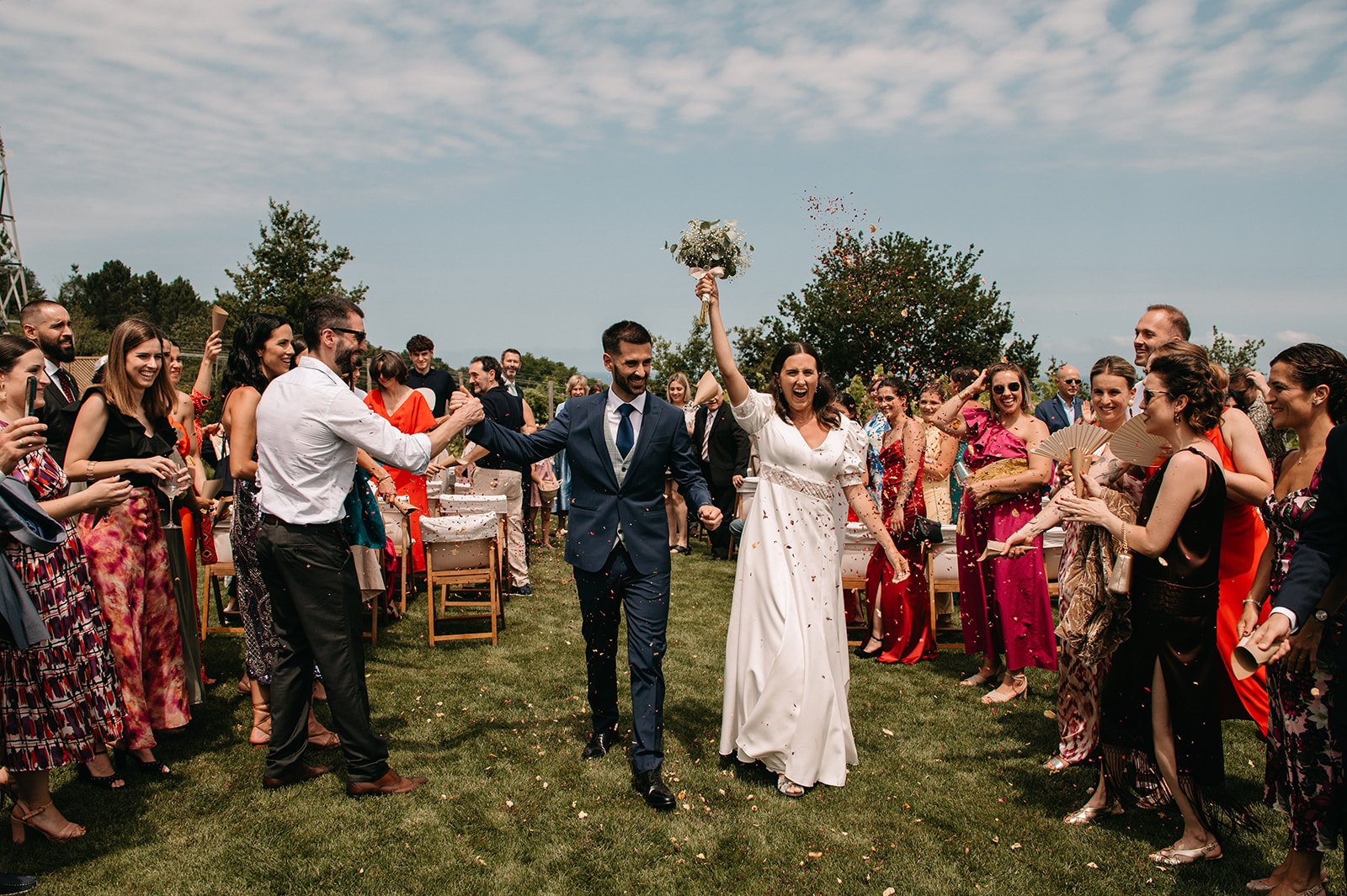 Boda en Bodega Rezabal: Inspiración para una ceremonia mágica en el jardín entre viñedos