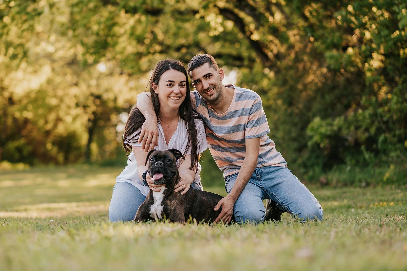 fotos de pareja con perro