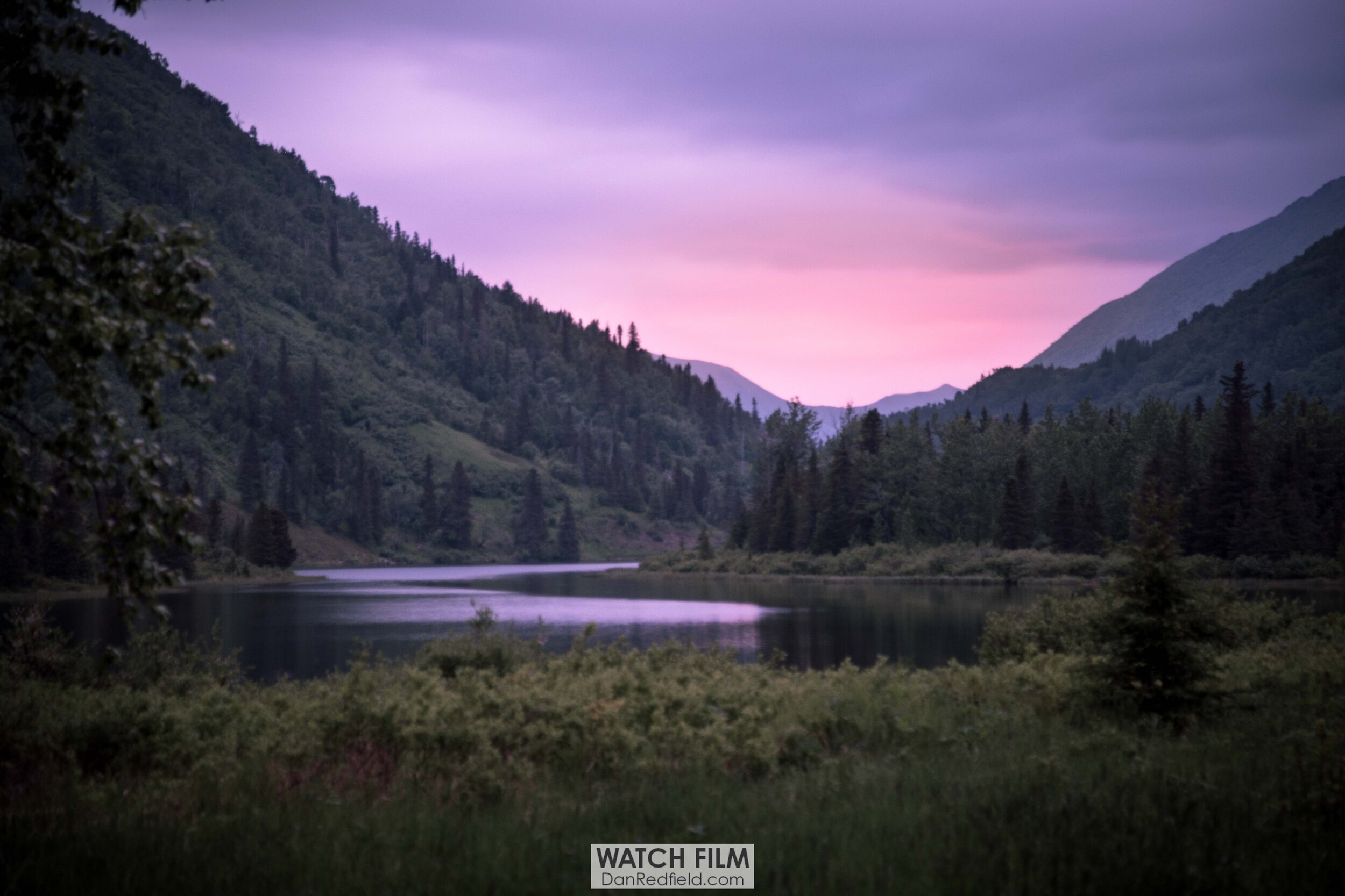 swan lake resurrection trail sunset.jpg