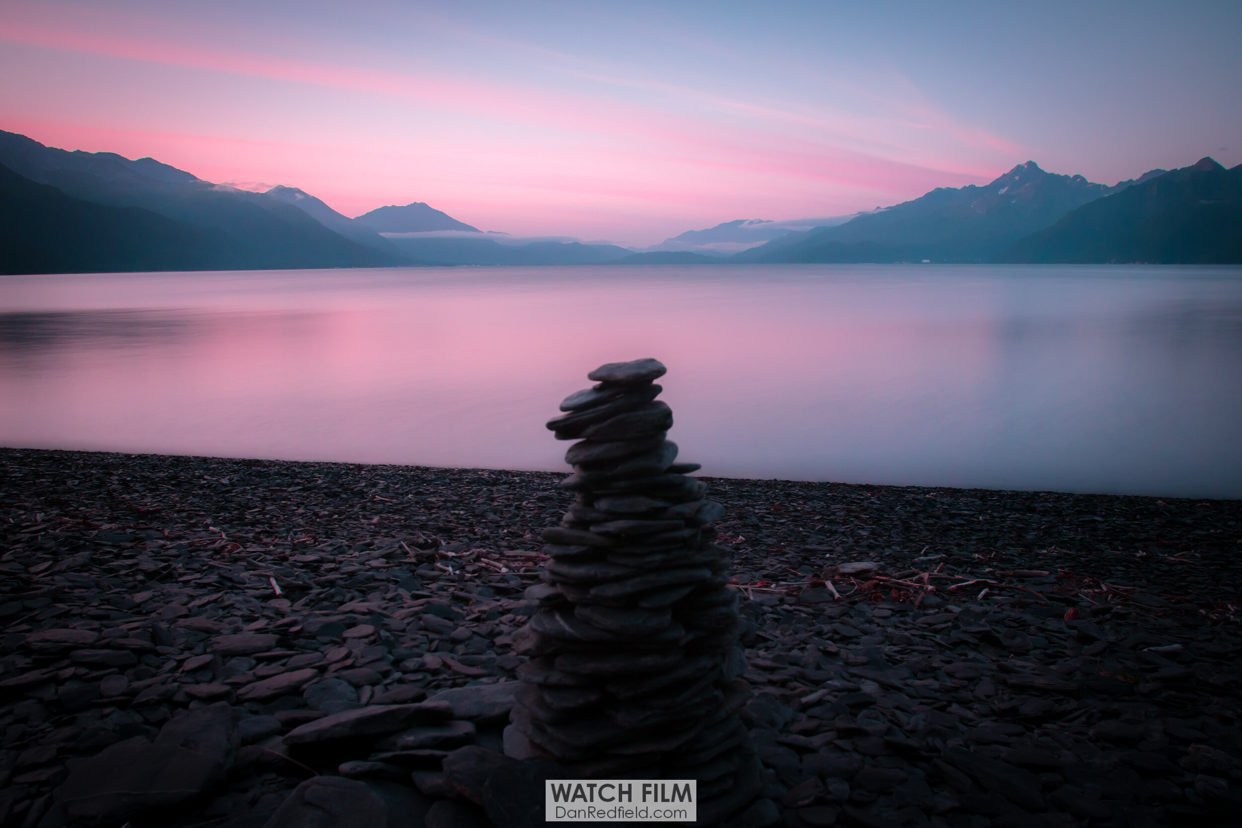 resurrection bay during sunset in alaska.jpg