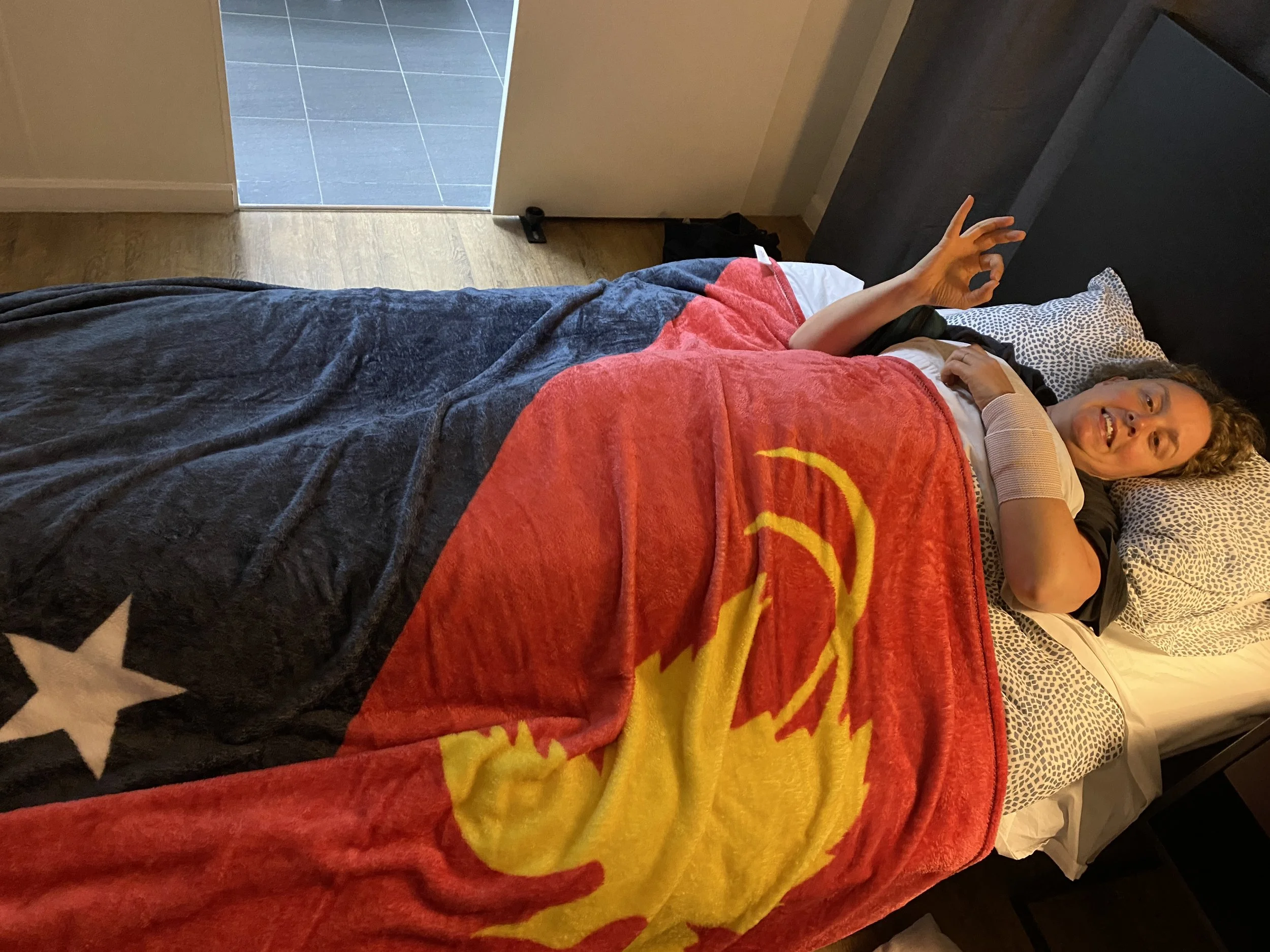 Shiv is recovering well…