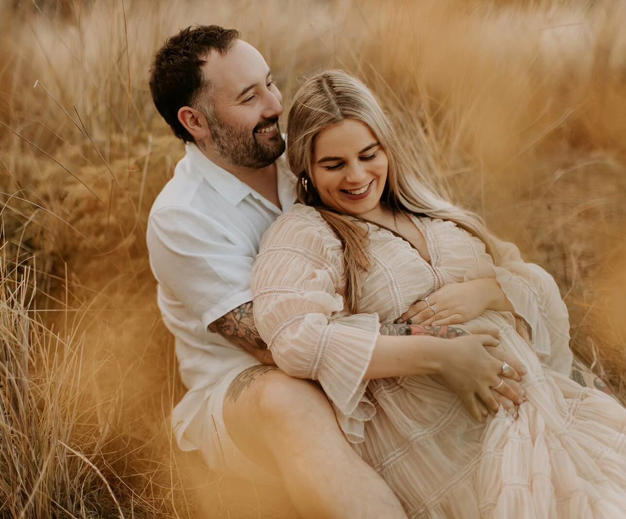 What an absolute cracker of a evening on father's day for this special couple whom are just so very excited to bring into the world their new addition soon to add all of the joy imaginable. 

So many beautiful images I can share from this session but
