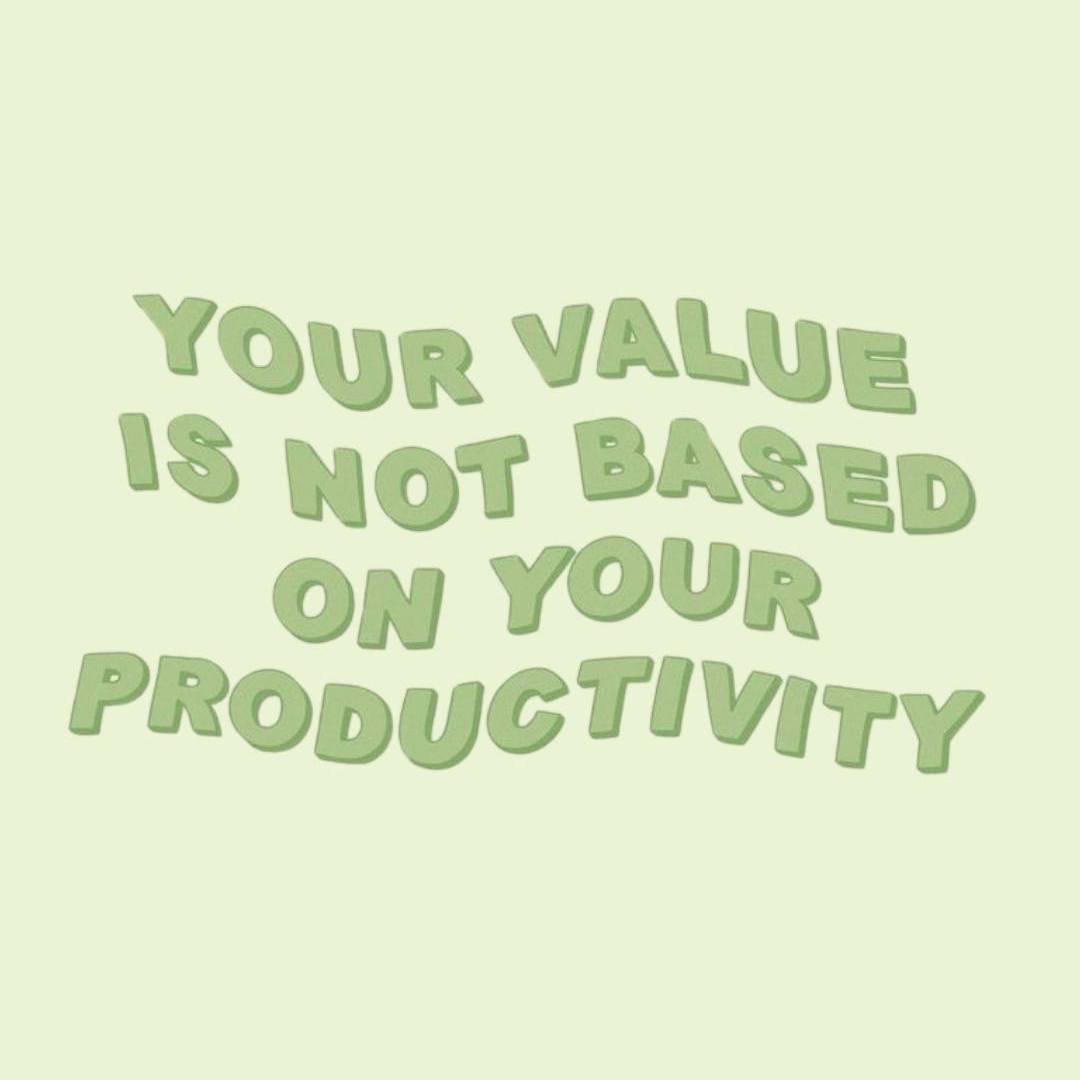&quot;Your value isn&rsquo;t measured by your productivity.&quot;
You are worthy simply because you exist &mdash; not because of how much you do, achieve, or accomplish. Rest is not laziness; it&rsquo;s essential. 💛 #MentalHealthAwareness #YouAreEno