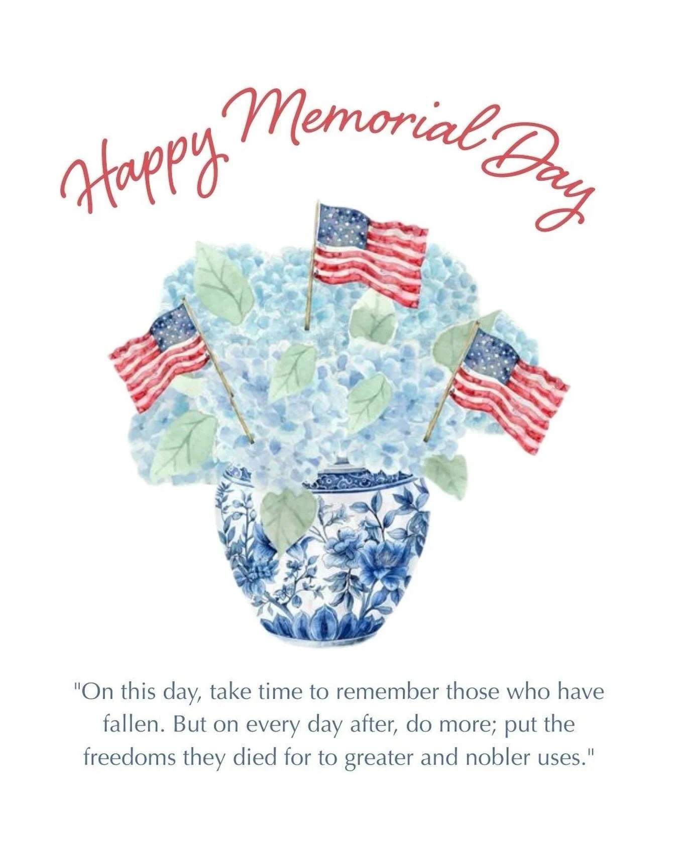 Happy Memorial Day! 🇺🇸🤍💙

Today we honor the brave, celebrate the freedoms we&rsquo;ve been given, and gather with the people who make life sweet.

As we fire up the grill and soak in the long weekend, let&rsquo;s also take a moment to care for o