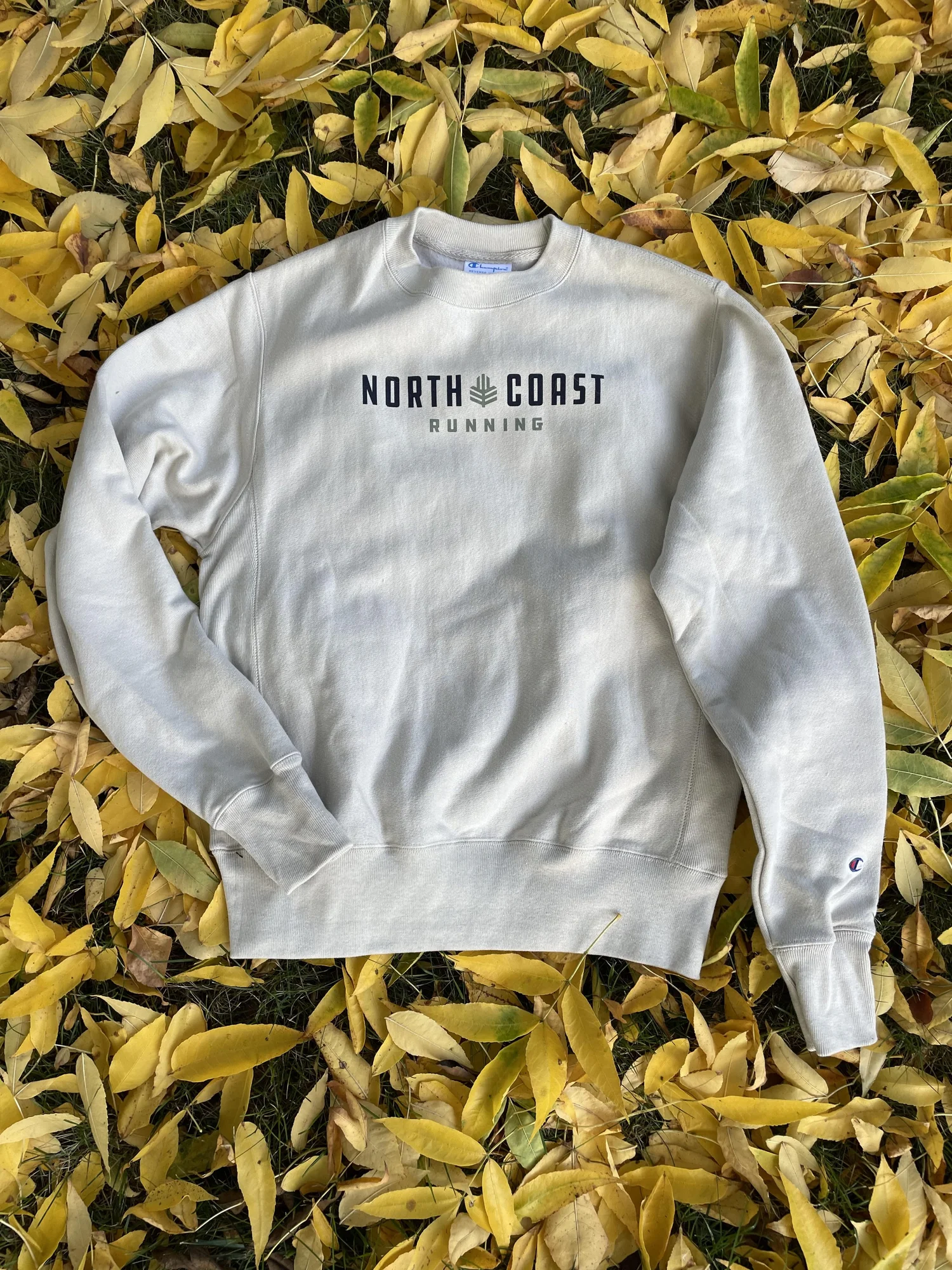 NCR x Champion Reverse Weave Crew | Sand — North Coast Running