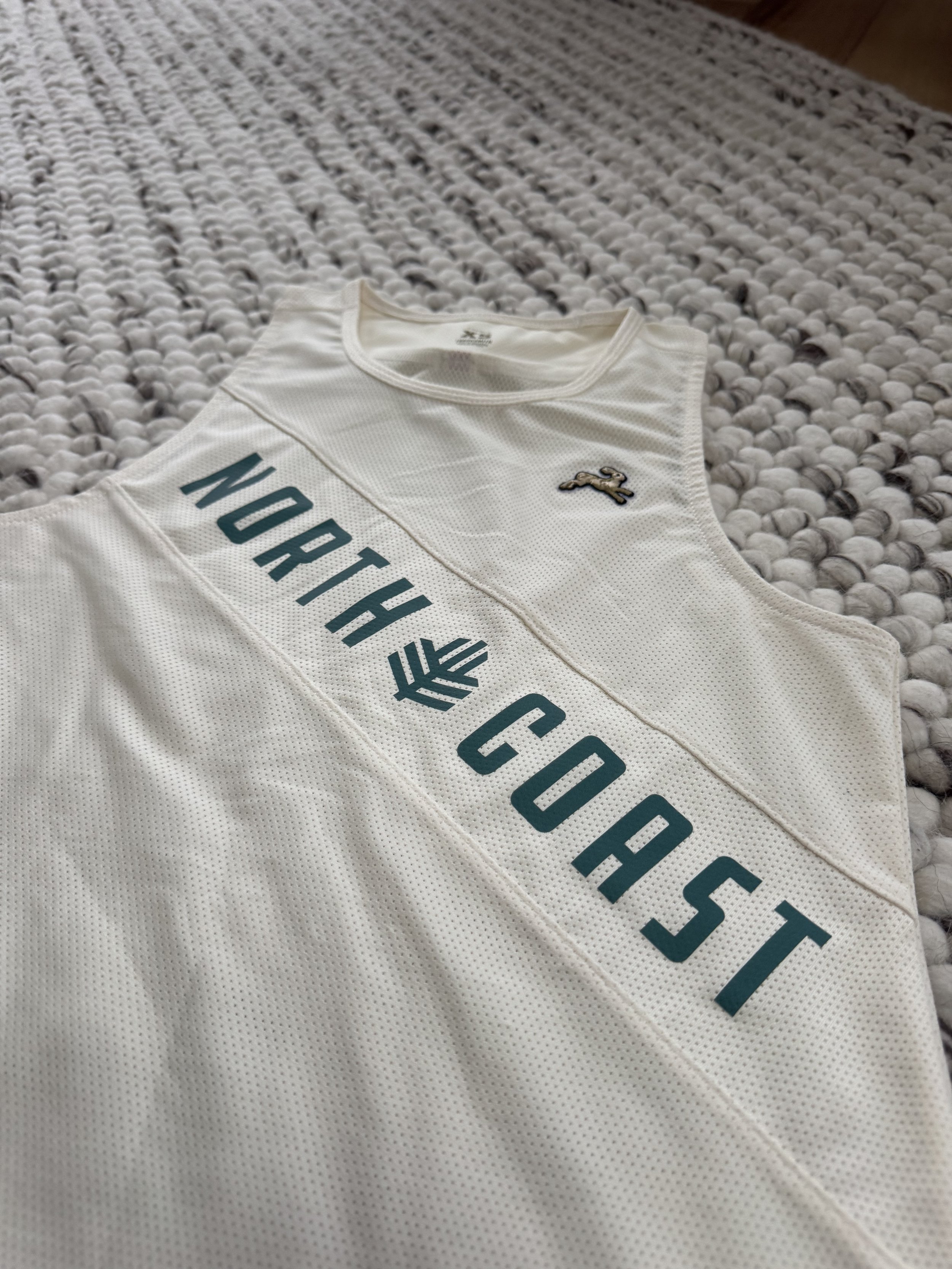 Women’s NCR Tracksmith Van Cortlandt Tank | Ivory Sage