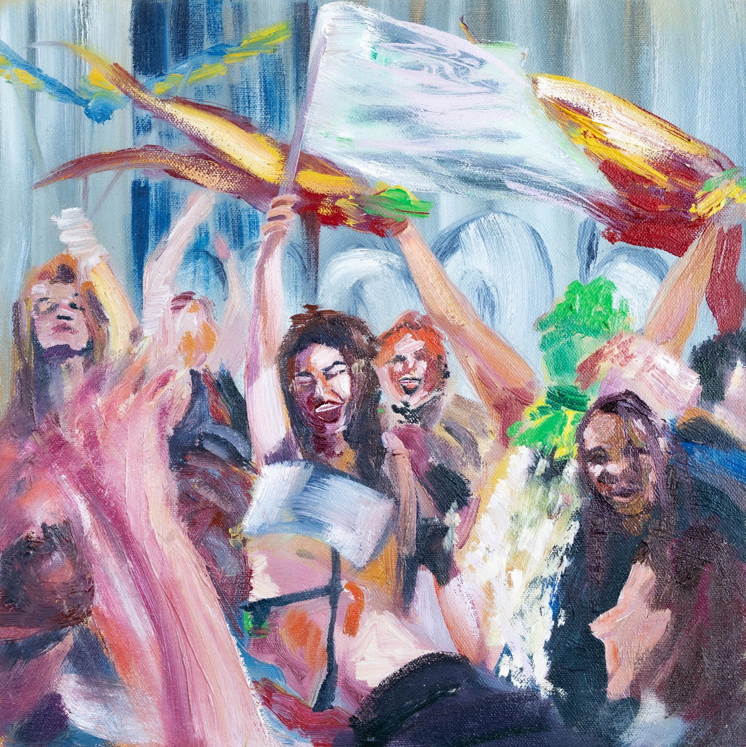 Jubilee, 2026, Oil on Canvas, 11'' x 11''