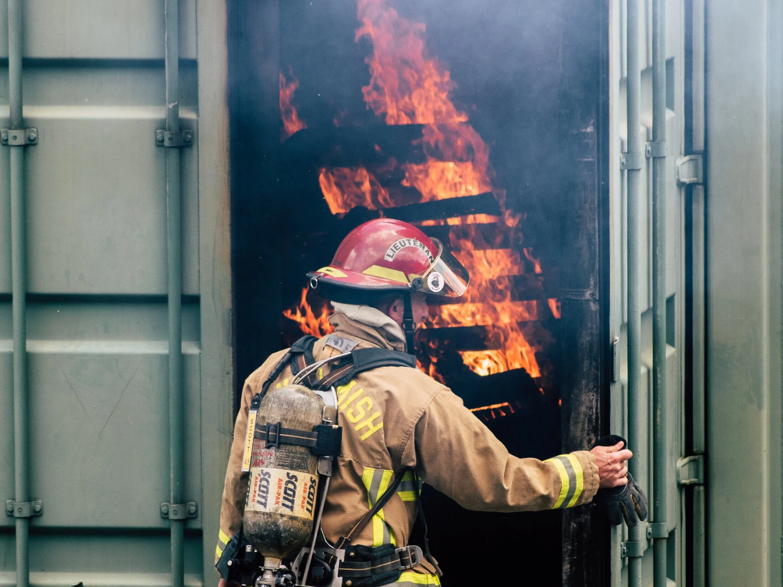 firefighters wind meter