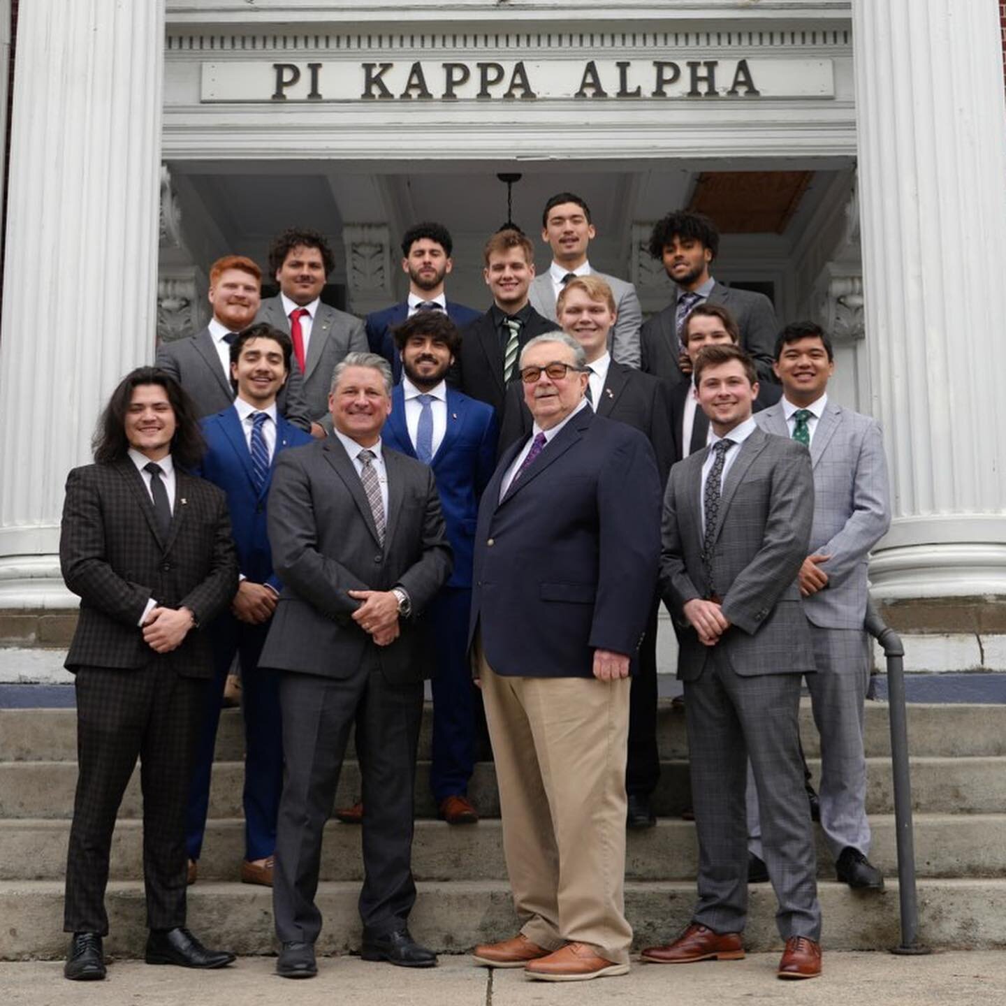 This weekend we had the pleasure to special initiate Bob Dziatczak, father of Mark Dziatczak a Delta Nu &lsquo;91 Alumnus and former International President of Pi Kappa Alpha.

It was an honor to be able to initiate another brother into the bonds of 