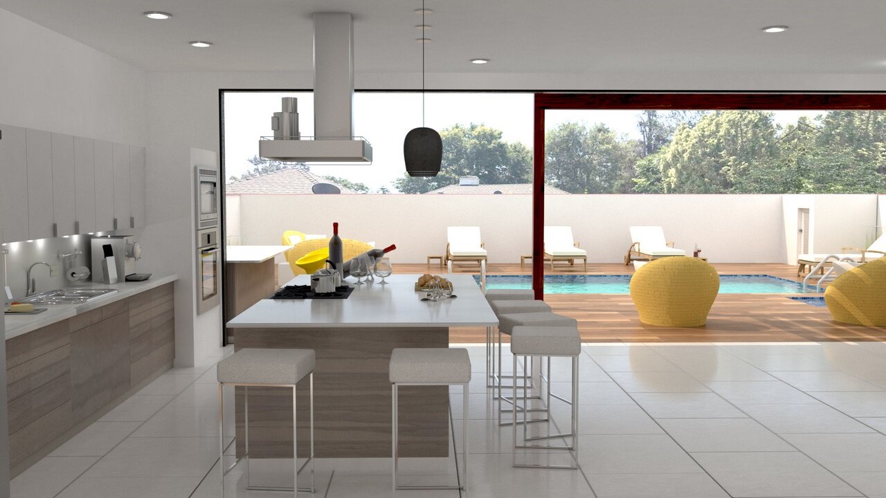 Kitchen 3D Rendering & Visualization