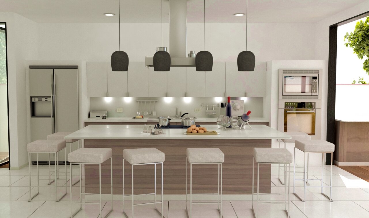 Kitchen 3D Rendering & Visualization