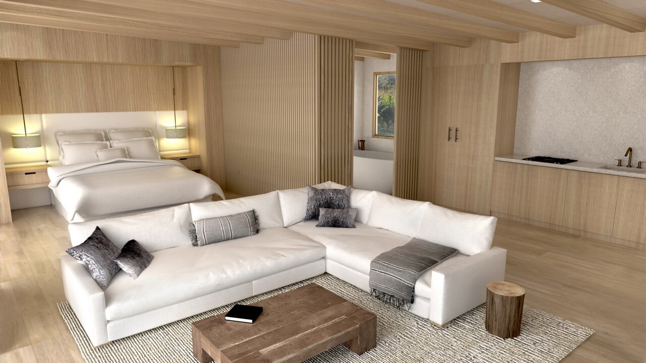 Living Room 3D Rendering & Visualization
