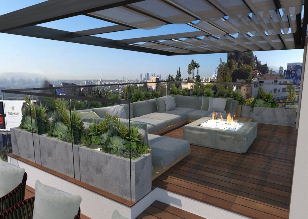 Terrace 3D Rendering and Visualization