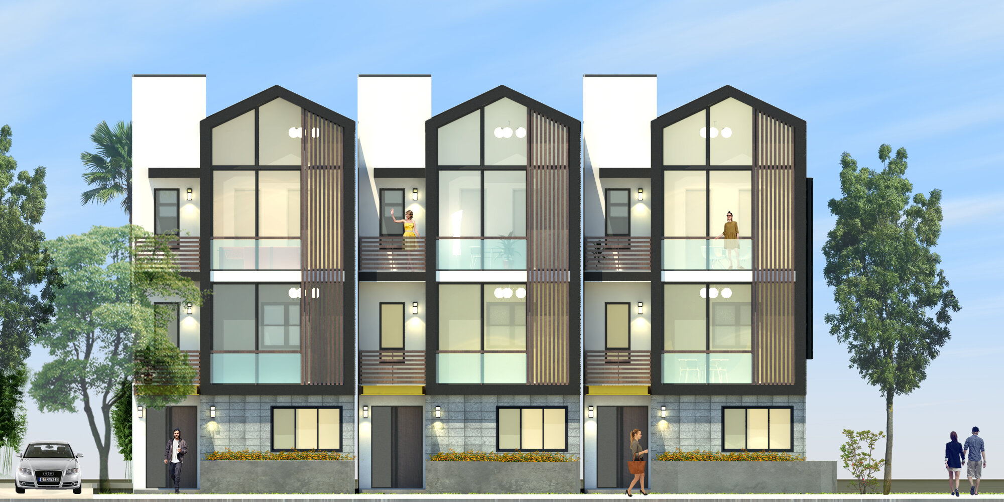 Floor plan, Rendering
