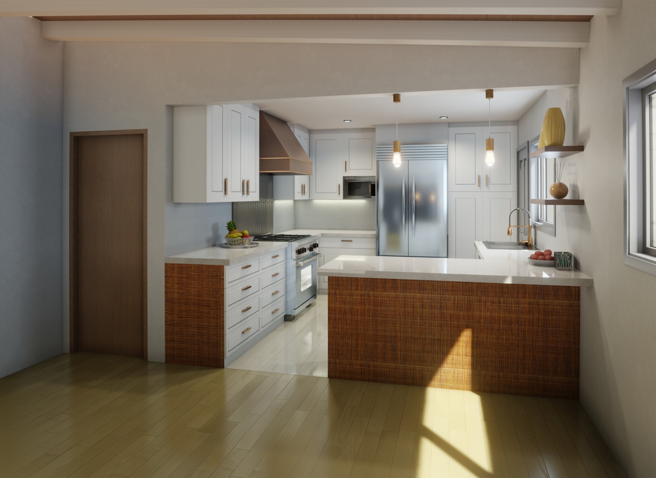 Kitchen 3D Rendering & Visualization