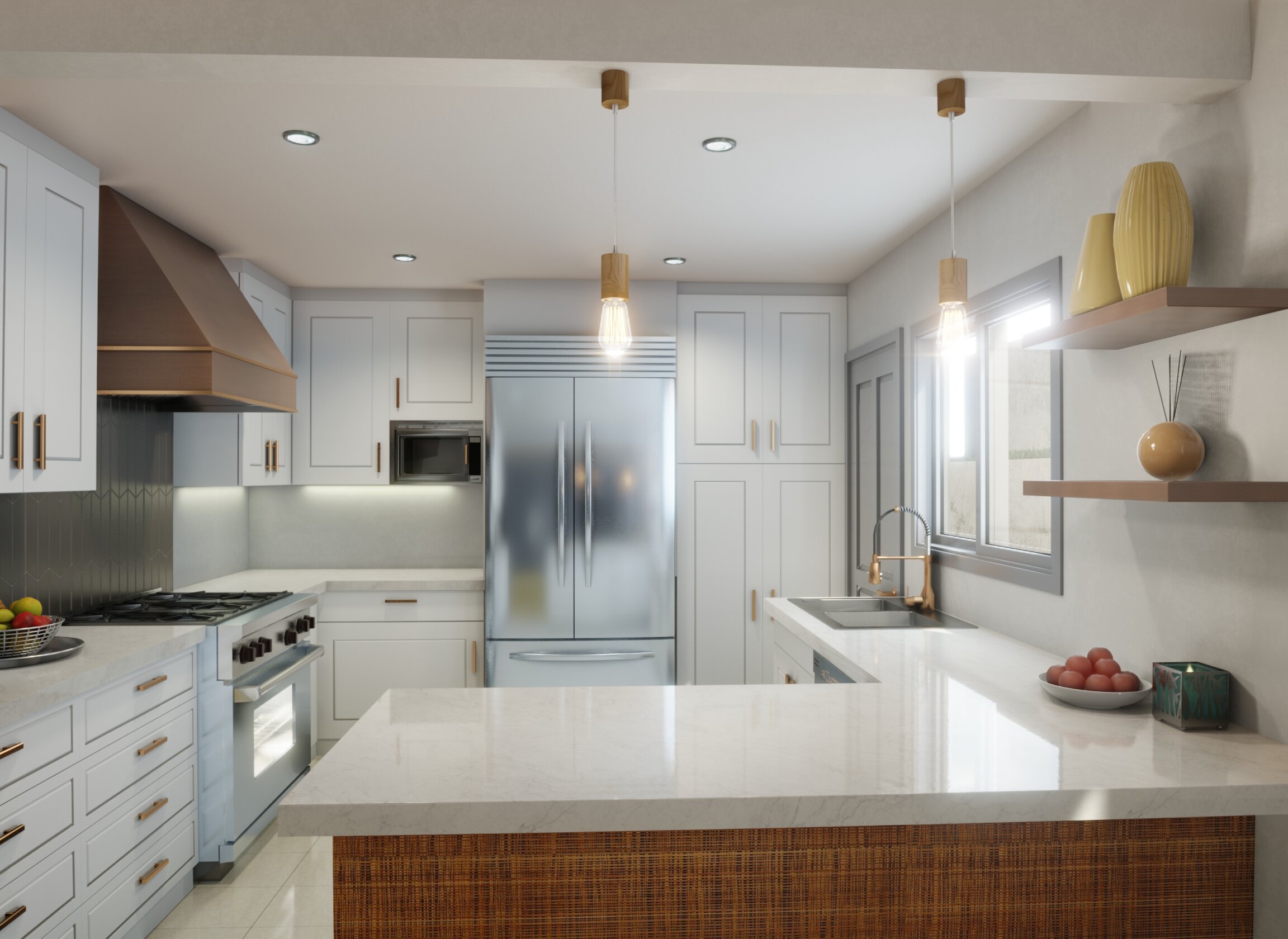 Kitchen 3D Rendering & Visualization