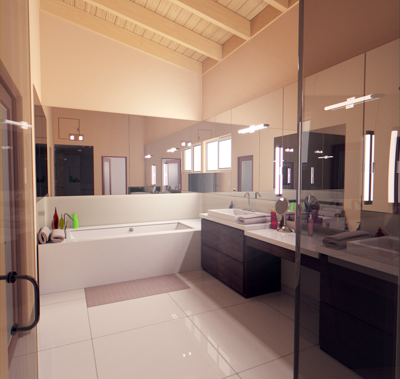 Bathroom 3D Rendering & Visualization