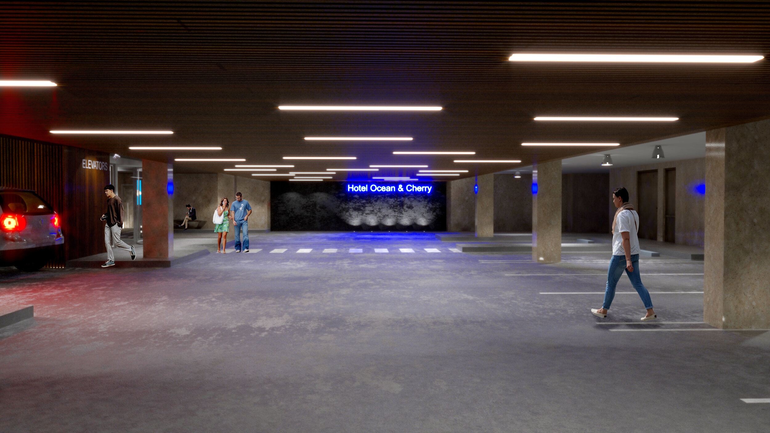 Parking 3D Rendering & Visualization