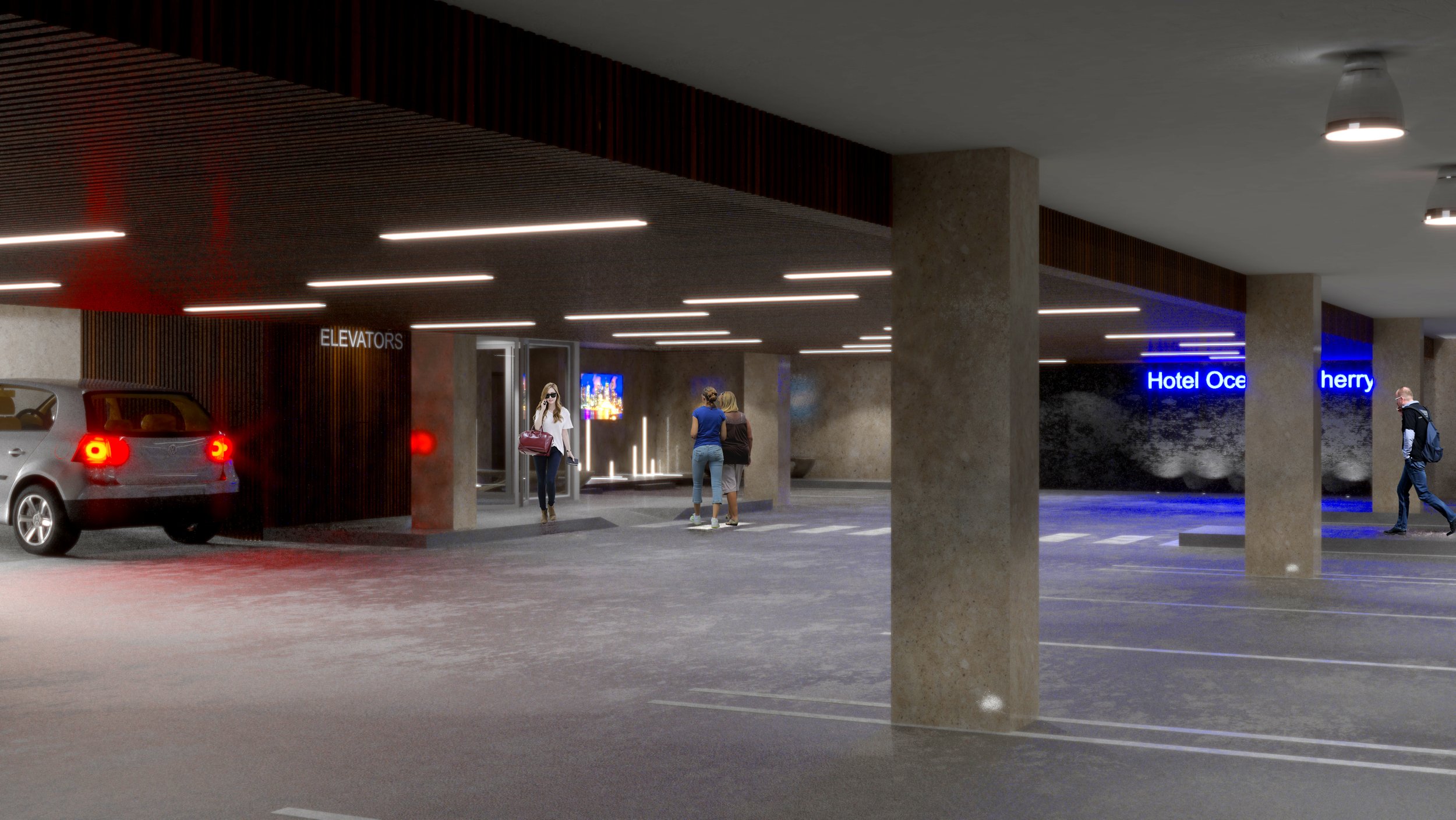 Parking 3D Rendering & Visualization