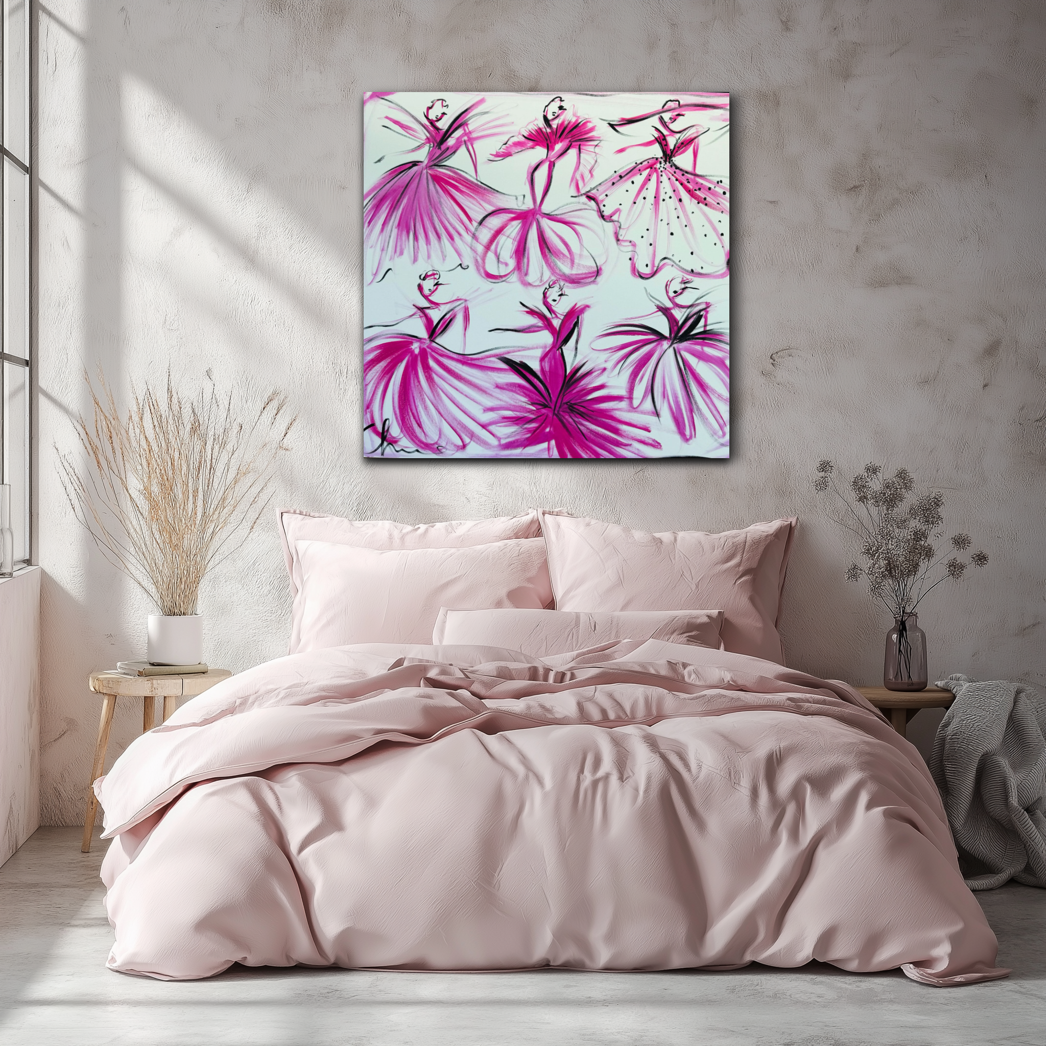 "PINK GOWNS AT THE MET" - ORIGINAL PAINTING