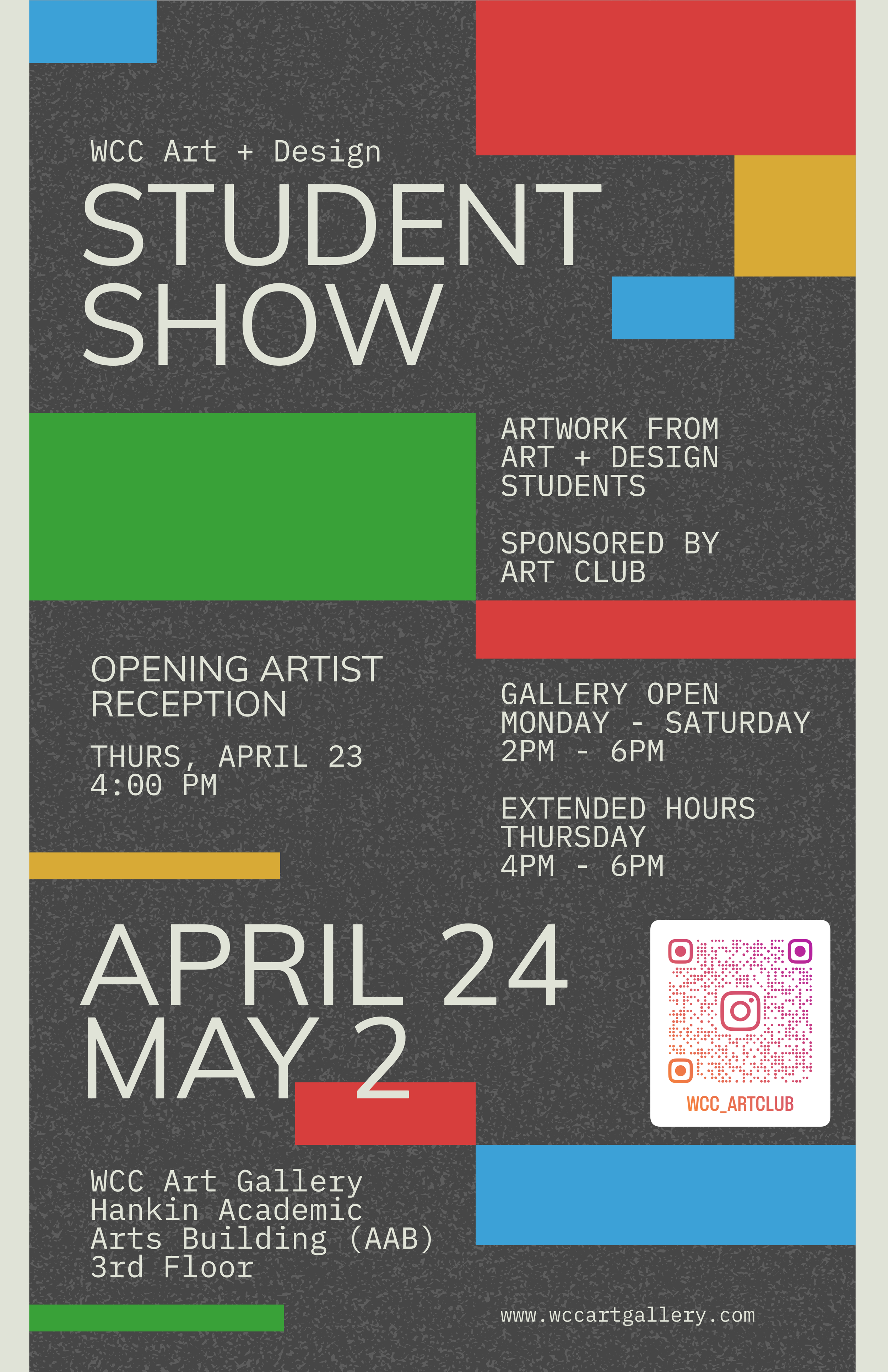 poster for student show