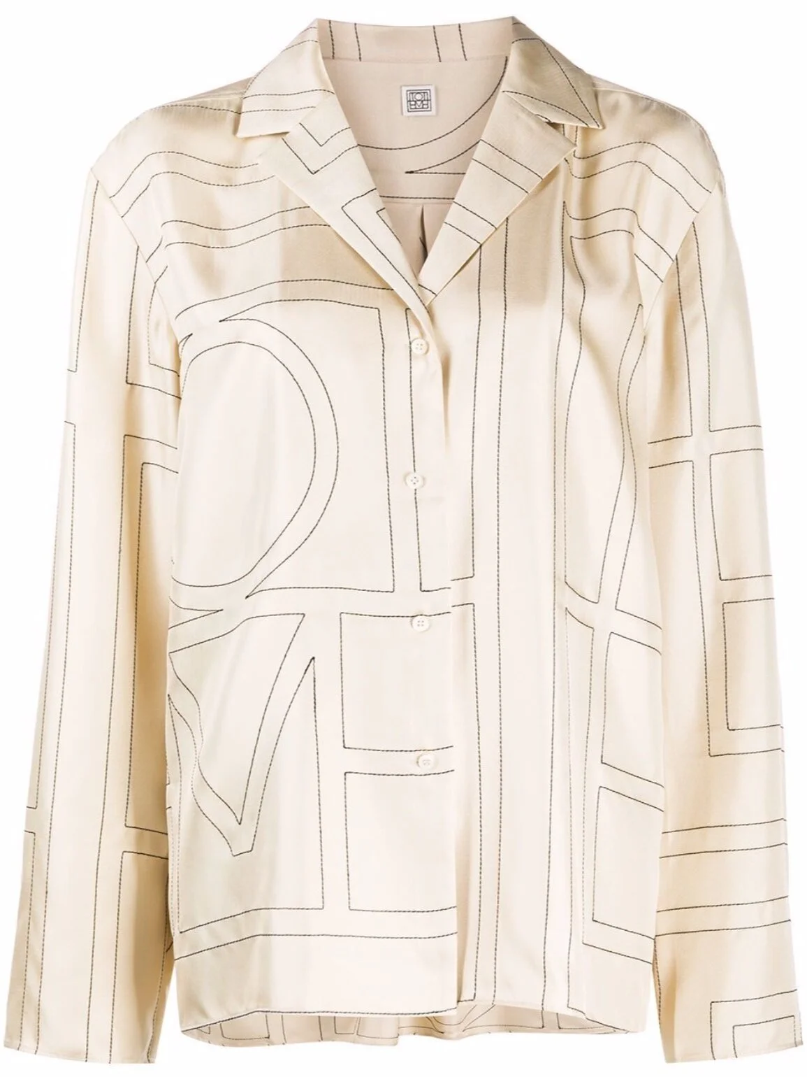 Totême Monogram Blouse: