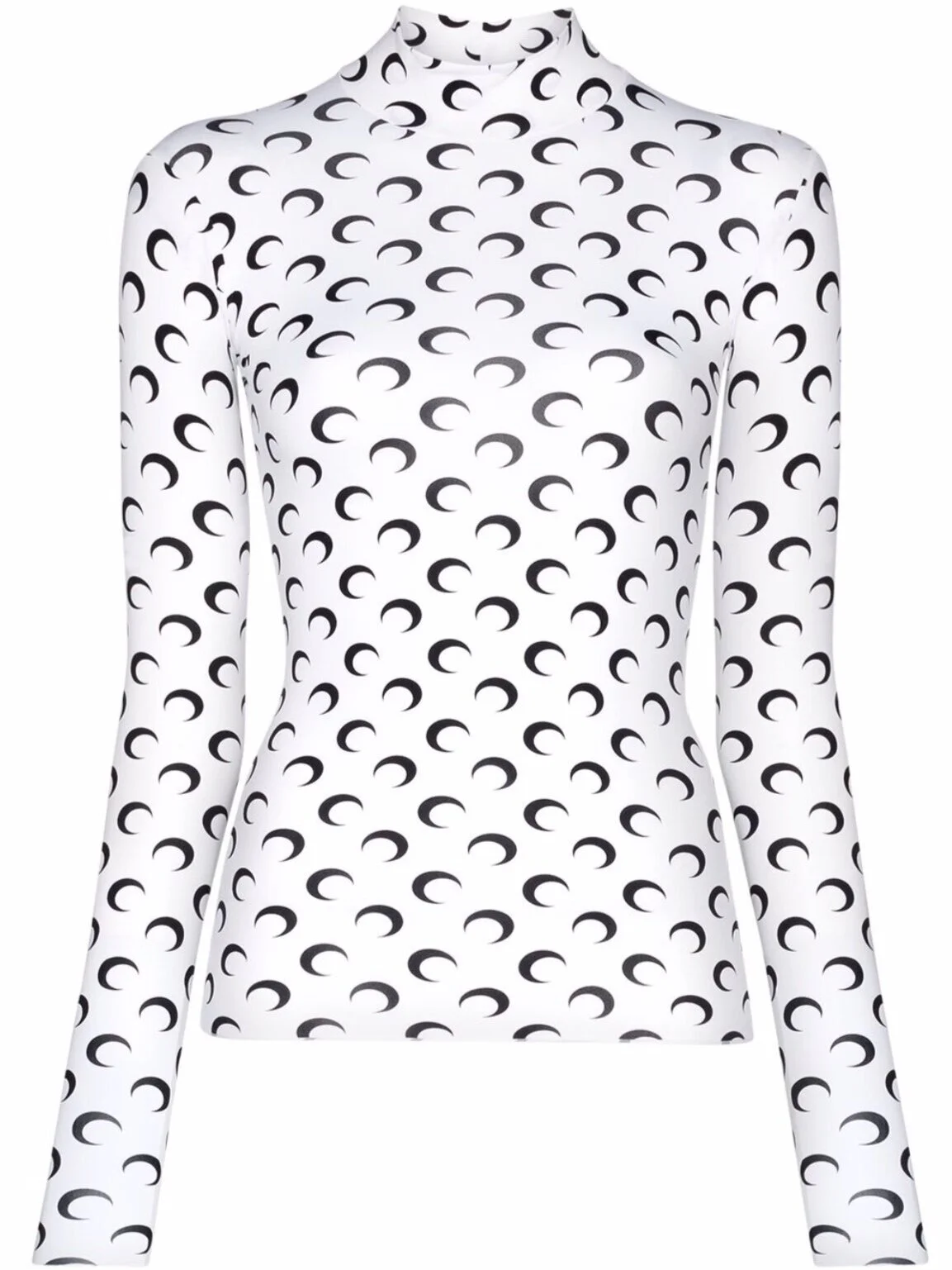 Marine Serre Logo Print Top: