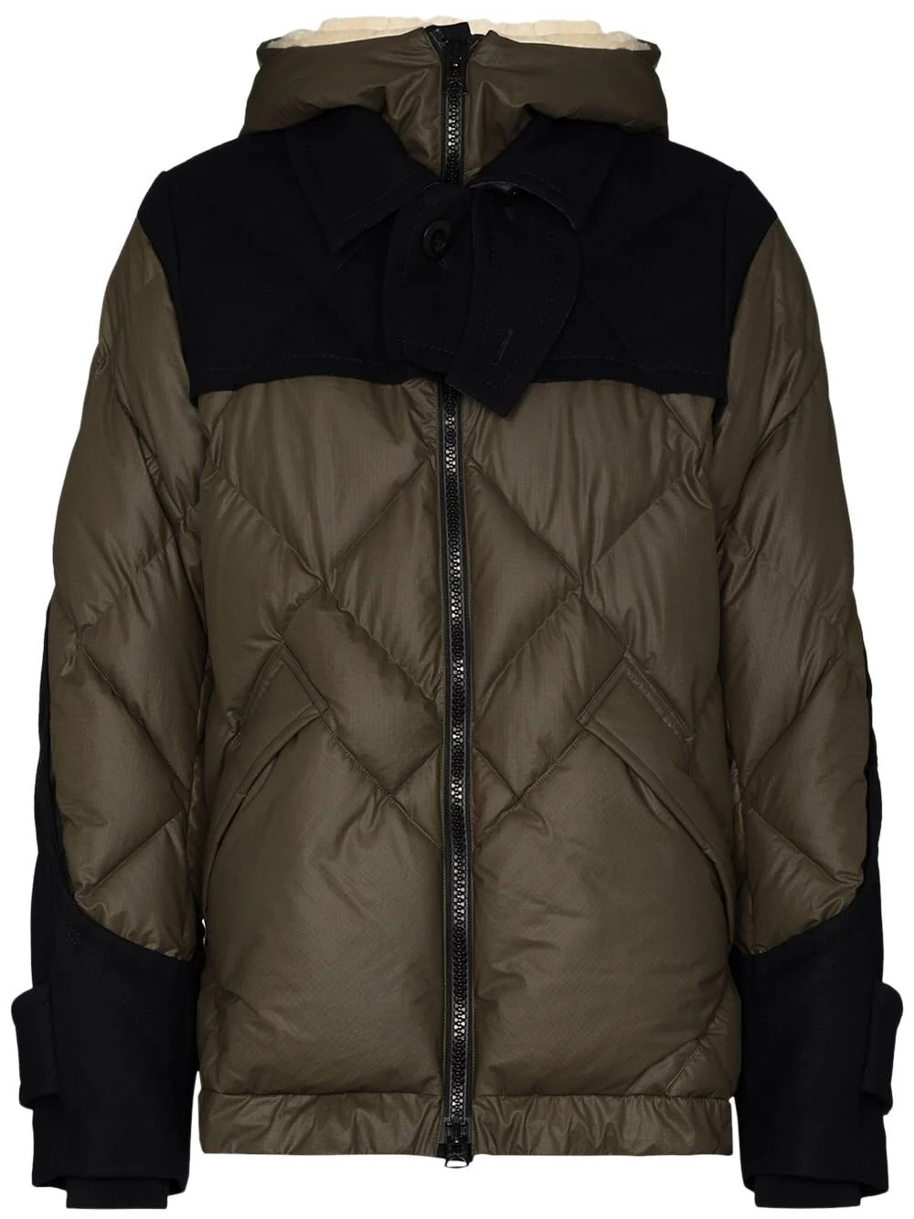 Sacai Melton Quilted Puffer Jacker