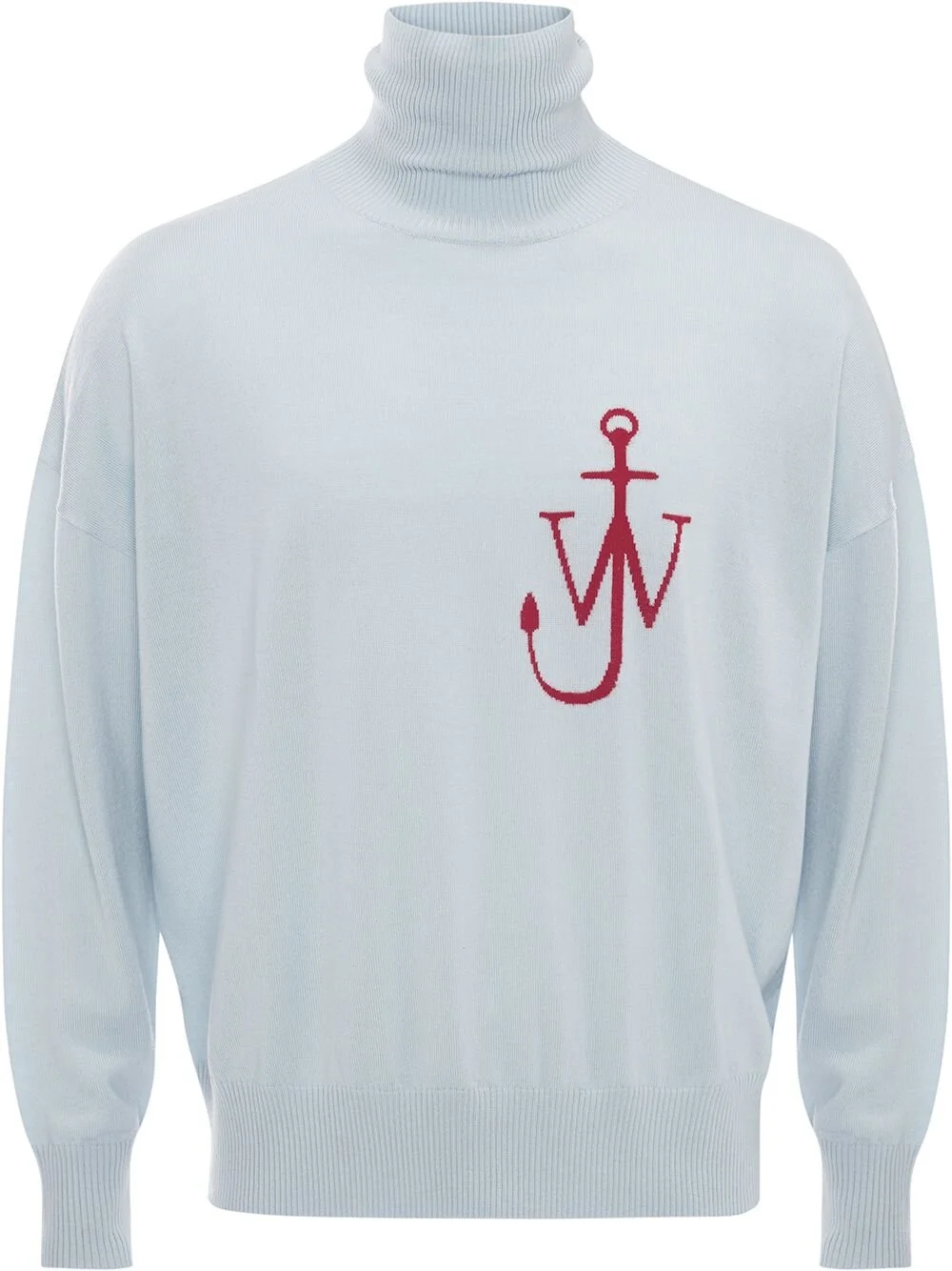 JW Anderson Embroidered Anchor Motif Turtleneck