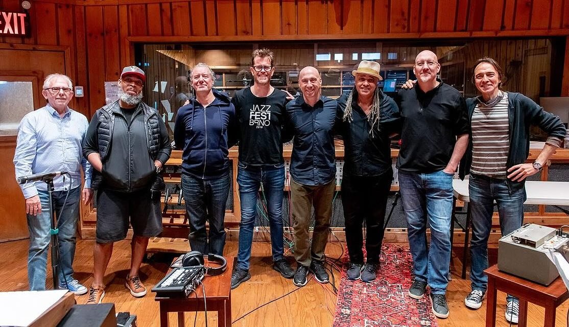 As Jazz Appreciation Month continues, I&rsquo;m so grateful to have collaborated with this inspiring group of musicians on my album. Here&rsquo;s a great shot of us at @powerstationatberkleenyc recording An Exquisite Moment. Head over to my bio to li