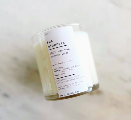 Sea Salt Soy Wood Wick Candle