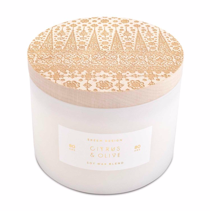 Citrus and Olive 3-wick candle