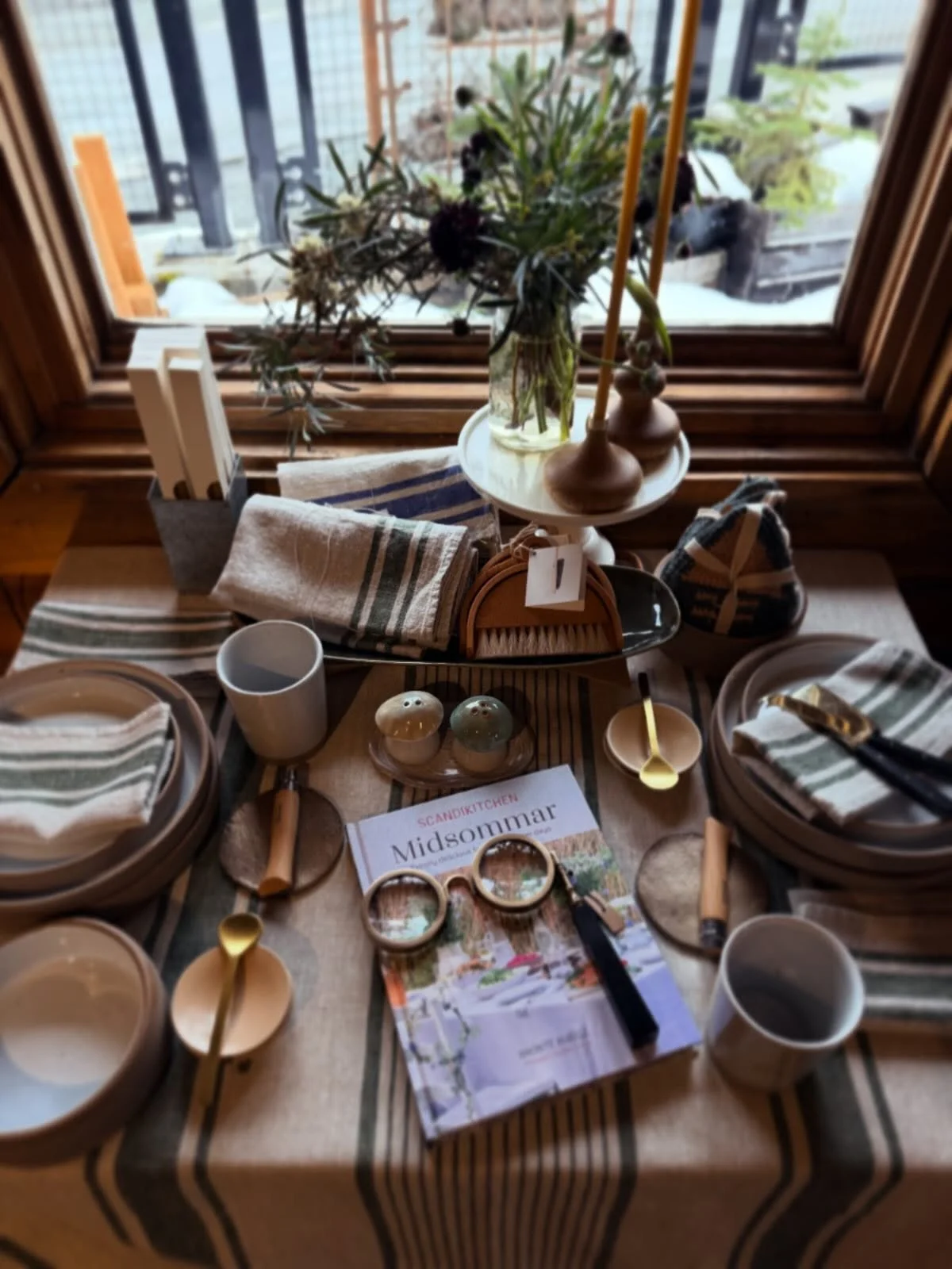 Need a refresh? A new tablecloth and napkin set are a perfect reset for the season. Our simple summer stripes are available in blue or green. Both colors are available in 55&rdquo;x79&rdquo; or 55&rdquo; round.