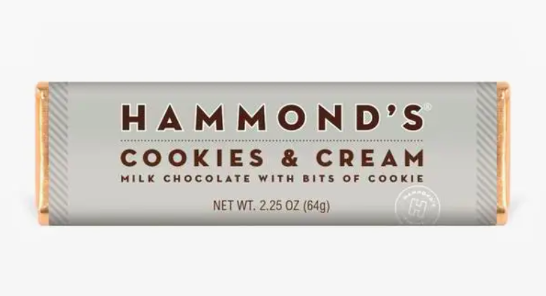 Cookies and Creme Chocolate Bar