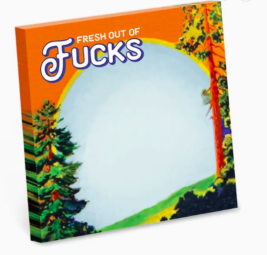 Fresh Outta Fucks Sticky Notes