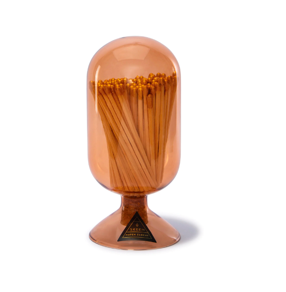 Saffron Match Cloche with Gold-tipped matches