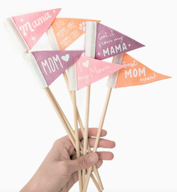 Mother's Day Tiny Flag Pennant
